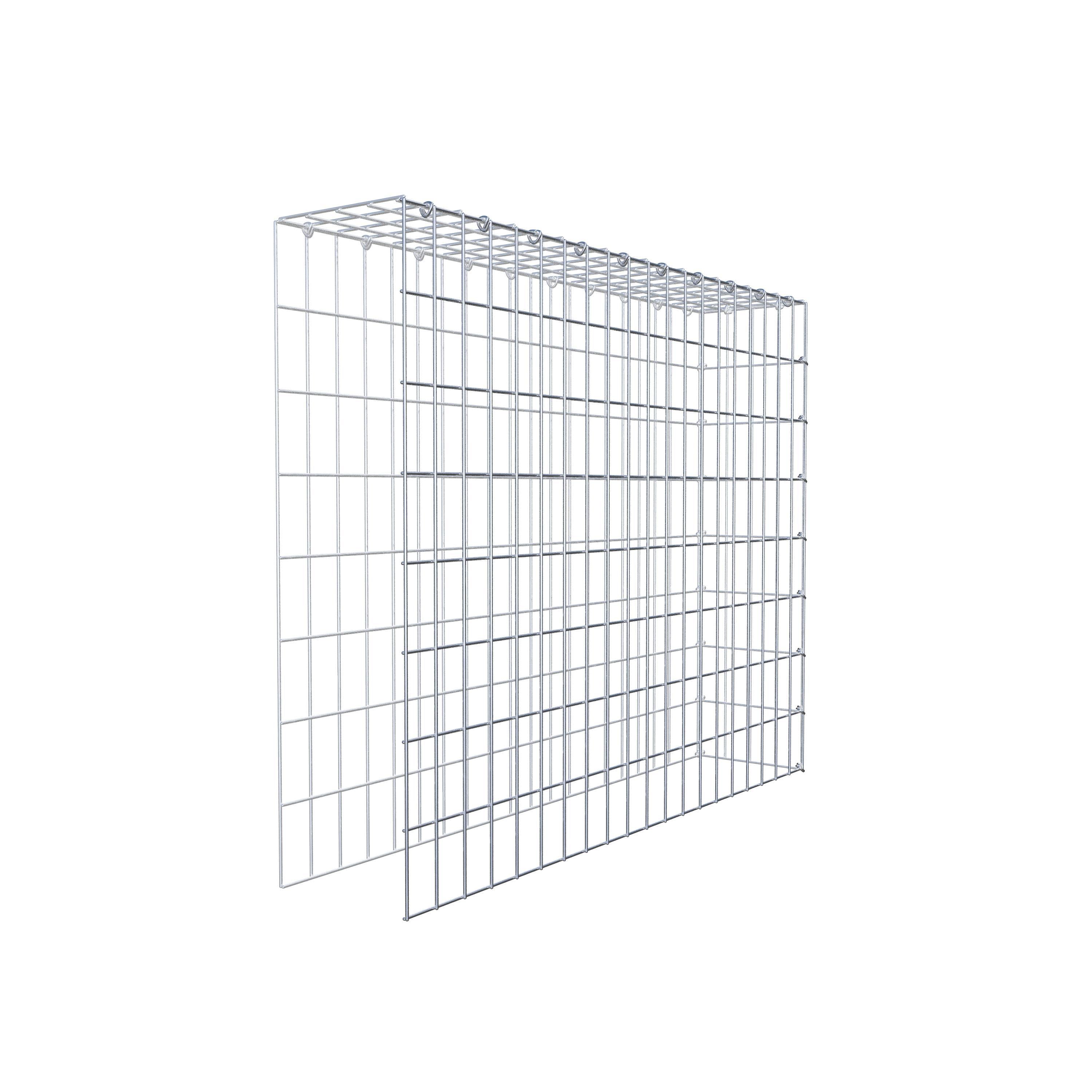 Schanskorf type 4 100 cm x 80 cm x 20 cm (L x H x D), maaswijdte 5 cm x 10 cm, C-ring