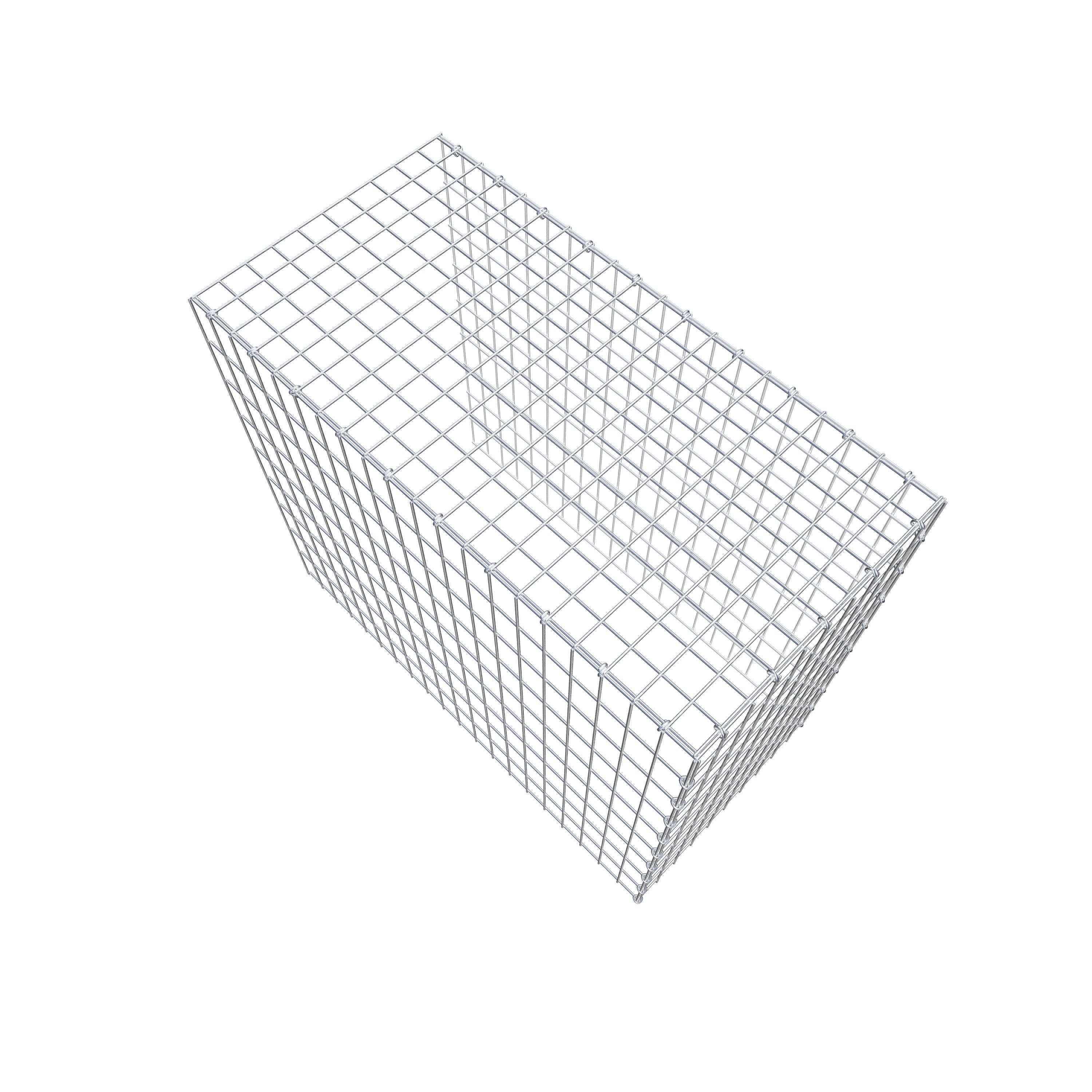 Schanskorf type 4 100 cm x 90 cm x 50 cm (L x H x D), maaswijdte 5 cm x 10 cm, C-ring