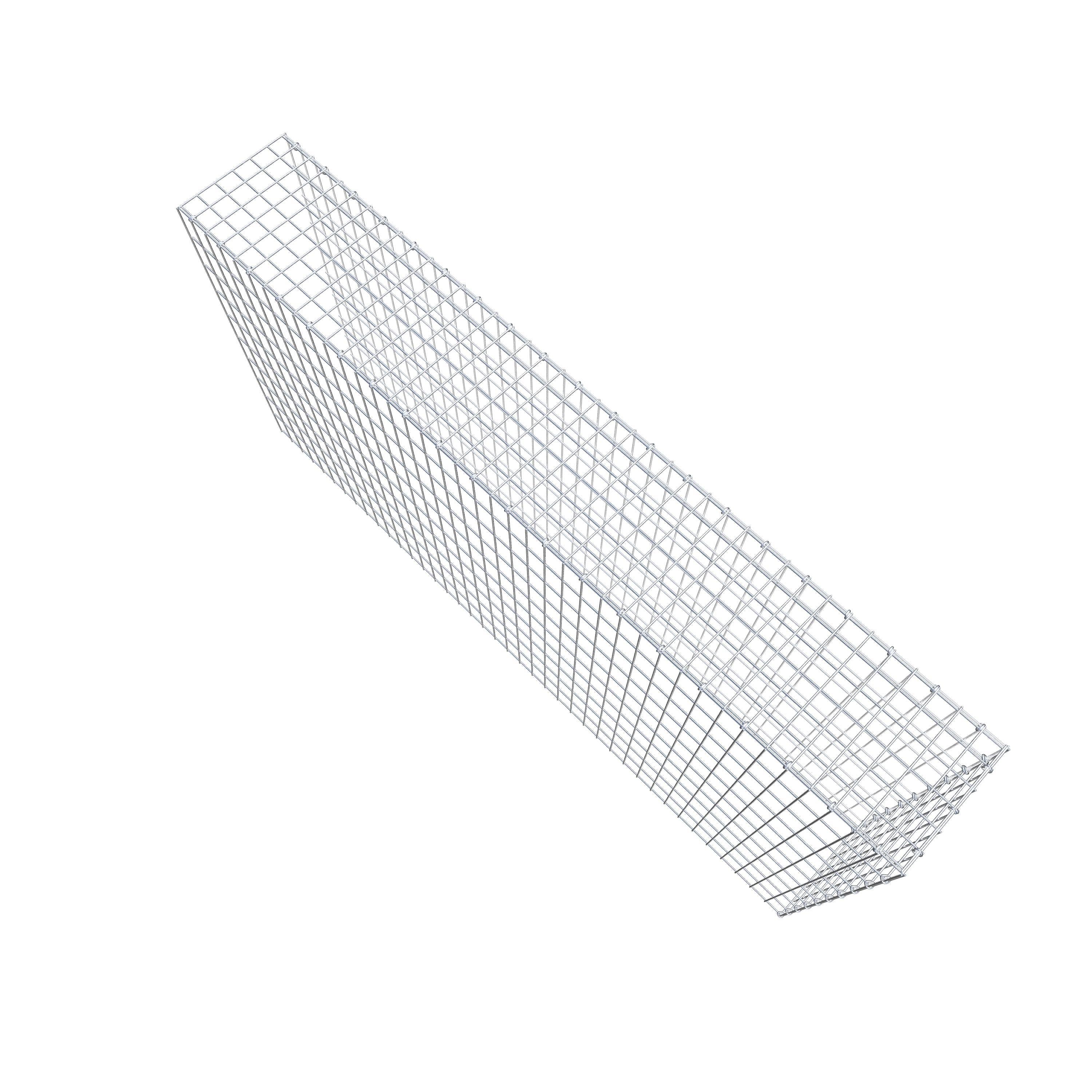 Anbaugabione Typ 4 200 cm x 100 cm x 30 cm (L x H x T), Maschenweite 5 cm x 10 cm, C-Ring