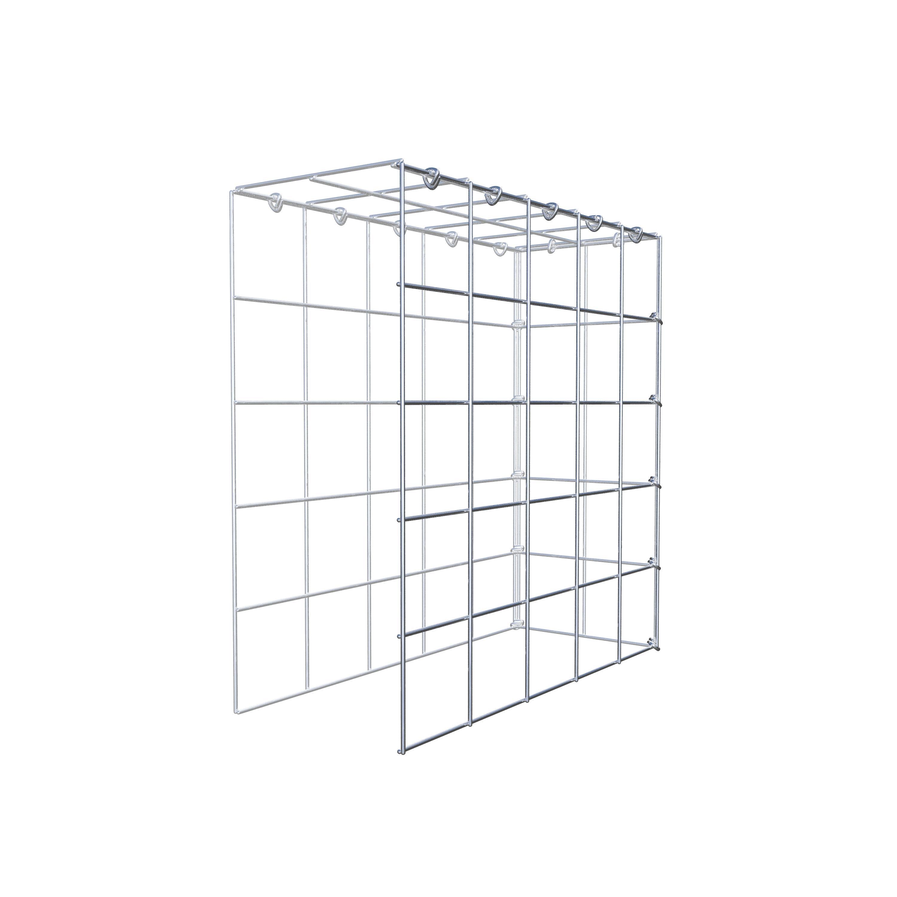 Schanskorf type 4 50 cm x 50 cm x 20 cm (L x H x D), maaswijdte 10 cm x 10 cm, C-ring