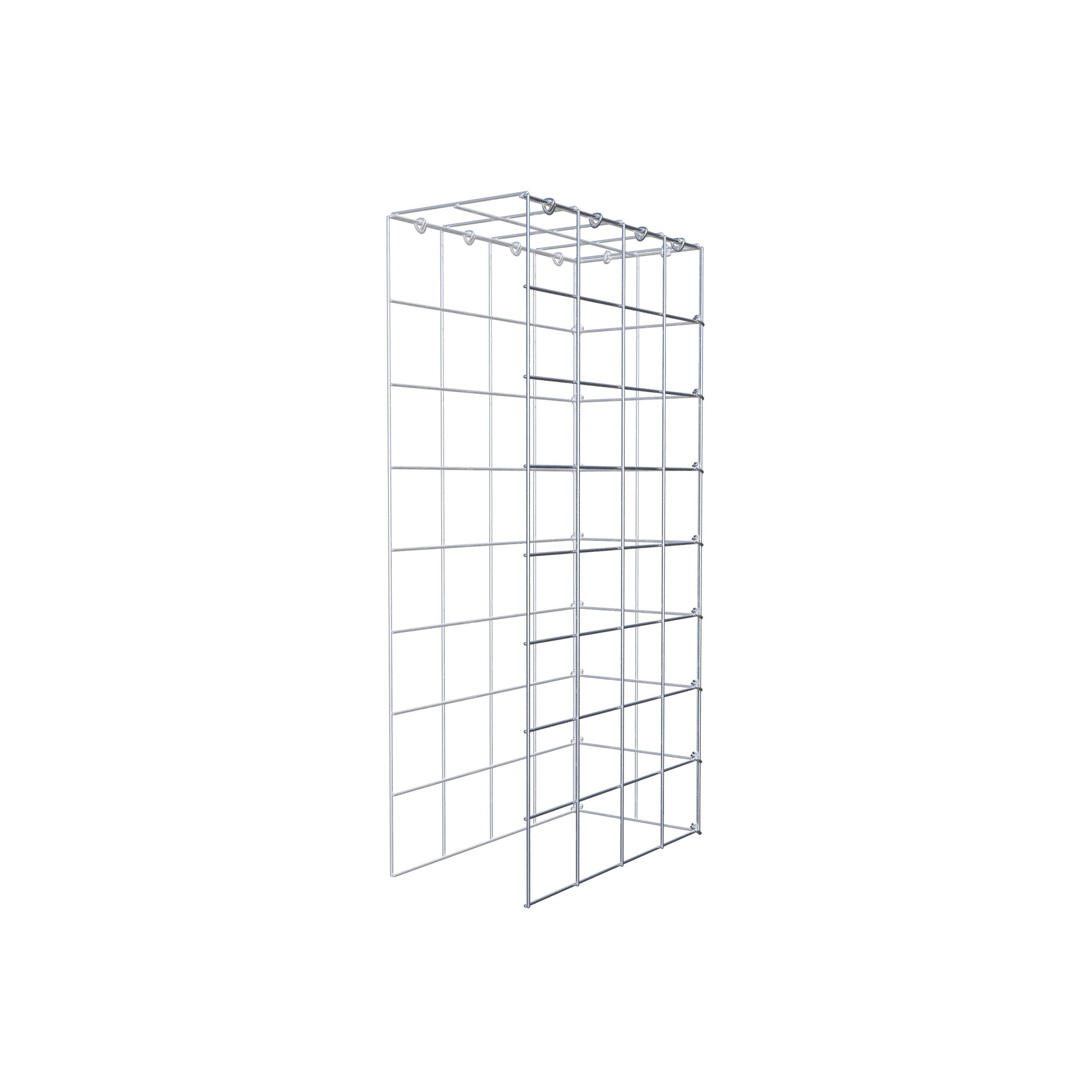 Pile aggiuntivo tipo 4 80 cm x 40 cm x 20 cm (L x H x P), maglia 10 cm x 10 cm, anello a C