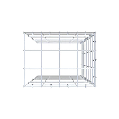 Add-on schanskorf type 4 80 cm x 40 cm x 30 cm (L x H x D), maaswijdte 10 cm x 10 cm, C-ring
