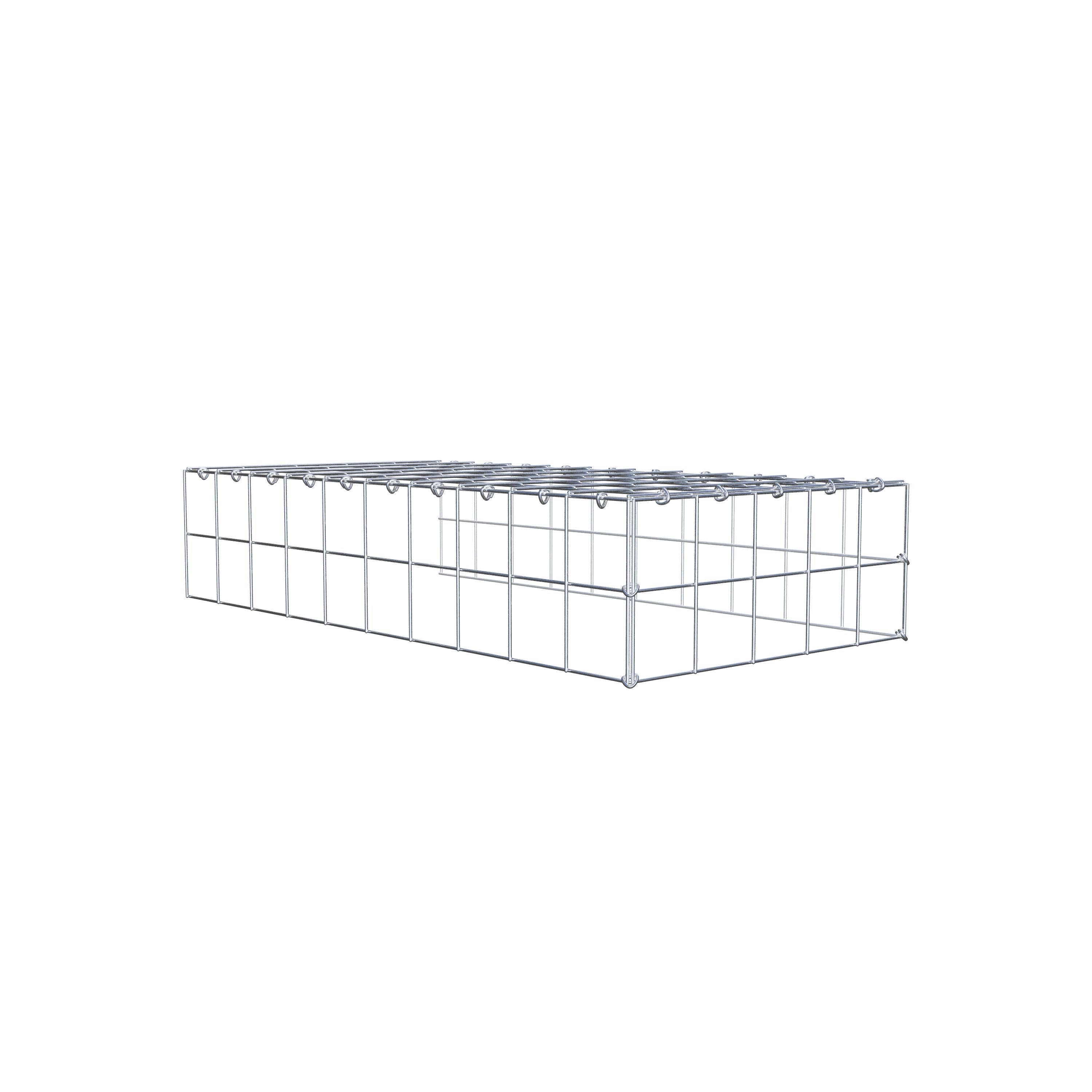 Pile aggiuntivo tipo 4 100 cm x 20 cm x 50 cm (L x H x P), maglia 10 cm x 10 cm, anello a C