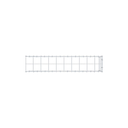 Add-on schanskorf type 4 100 cm x 30 cm x 20 cm (L x H x D), maaswijdte 10 cm x 10 cm, C-ring