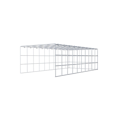 Gavión complementario de tipo 4 100 cm x 30 cm x 50 cm (L x A x P), malla 10 cm x 10 cm, anillo en C