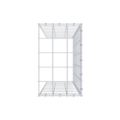 Gavión complementario de tipo 4 100 cm x 30 cm x 50 cm (L x A x P), malla 10 cm x 10 cm, anillo en C