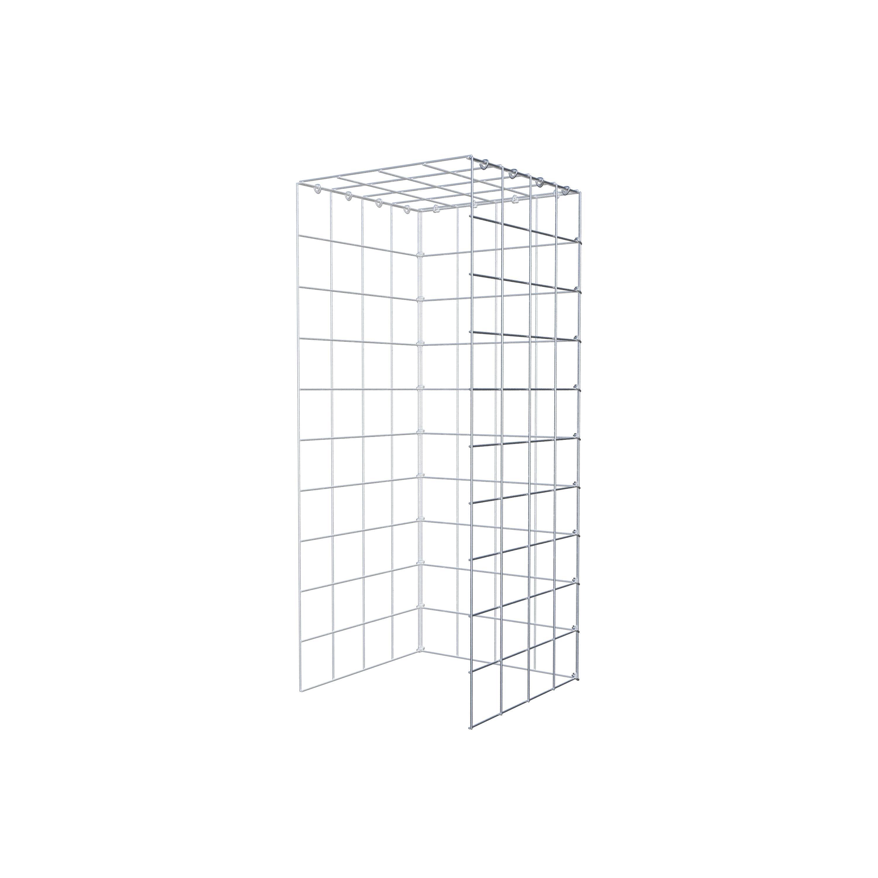 Schanskorf type 4 100 cm x 40 cm x 40 cm (L x H x D), maaswijdte 10 cm x 10 cm, C-ring