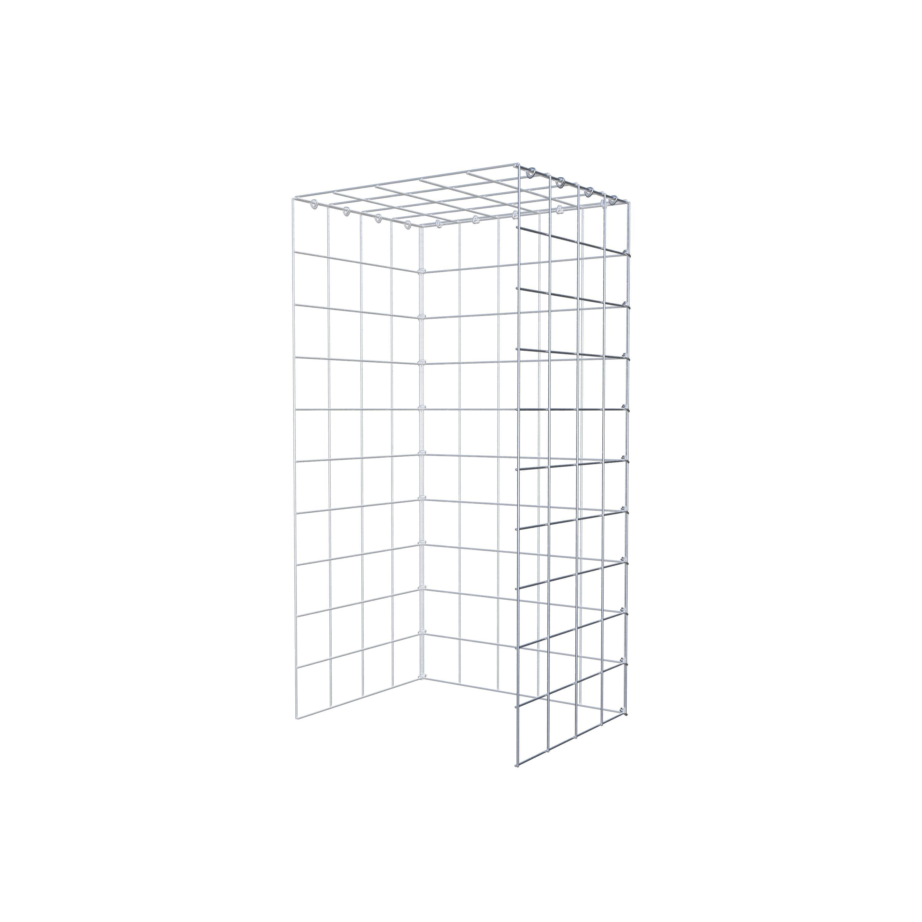 Schanskorf type 4 100 cm x 40 cm x 50 cm (L x H x D), maaswijdte 10 cm x 10 cm, C-ring