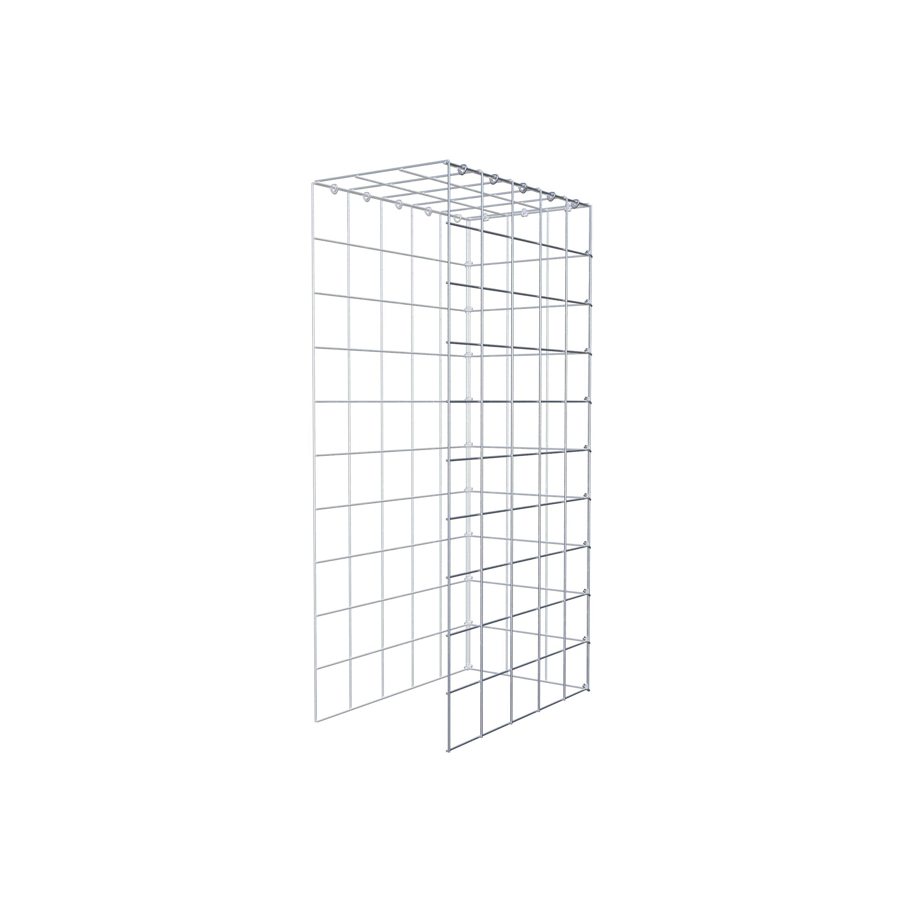 Schanskorf type 4 100 cm x 50 cm x 30 cm (L x H x D), maaswijdte 10 cm x 10 cm, C-ring