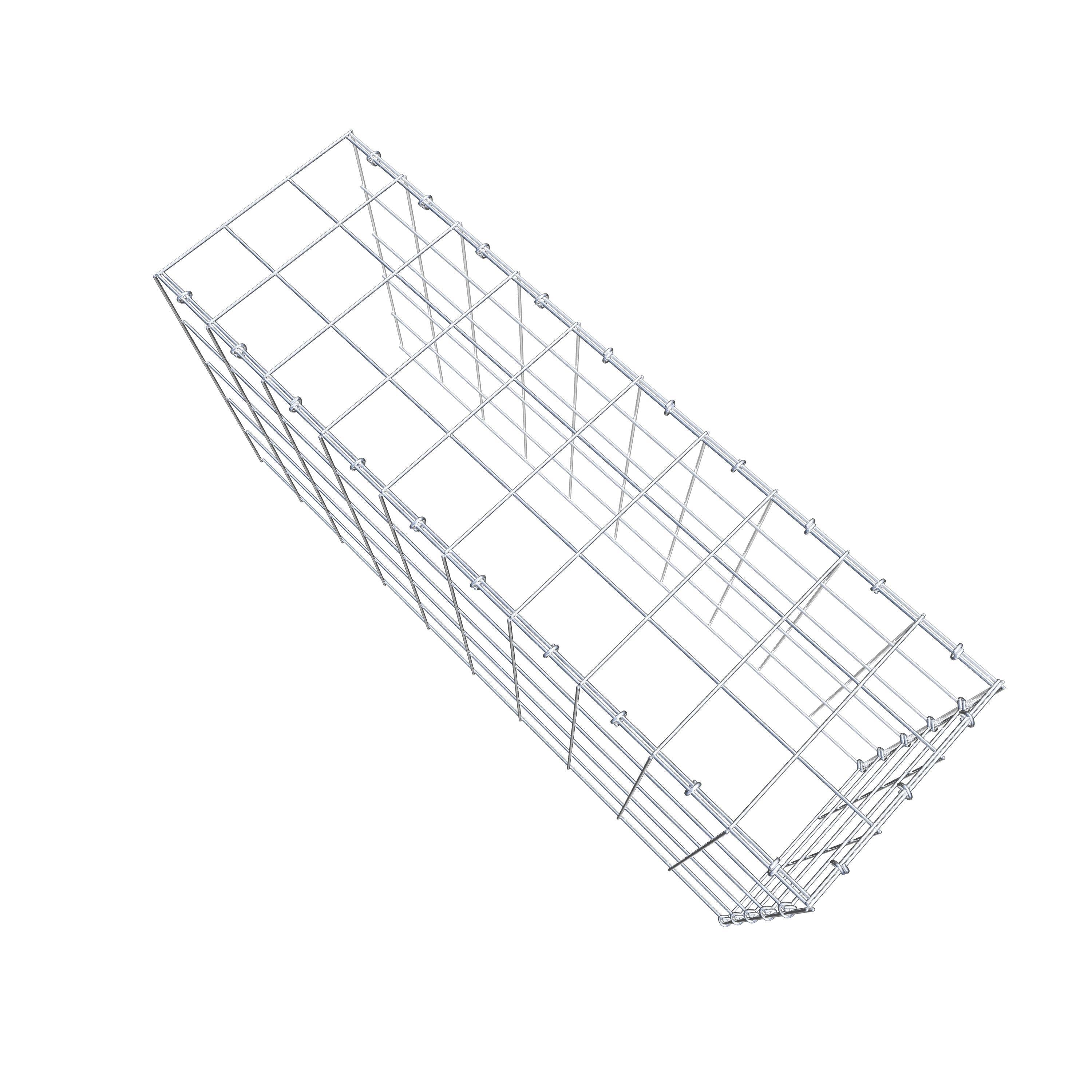 Schanskorf type 4 100 cm x 50 cm x 30 cm (L x H x D), maaswijdte 10 cm x 10 cm, C-ring