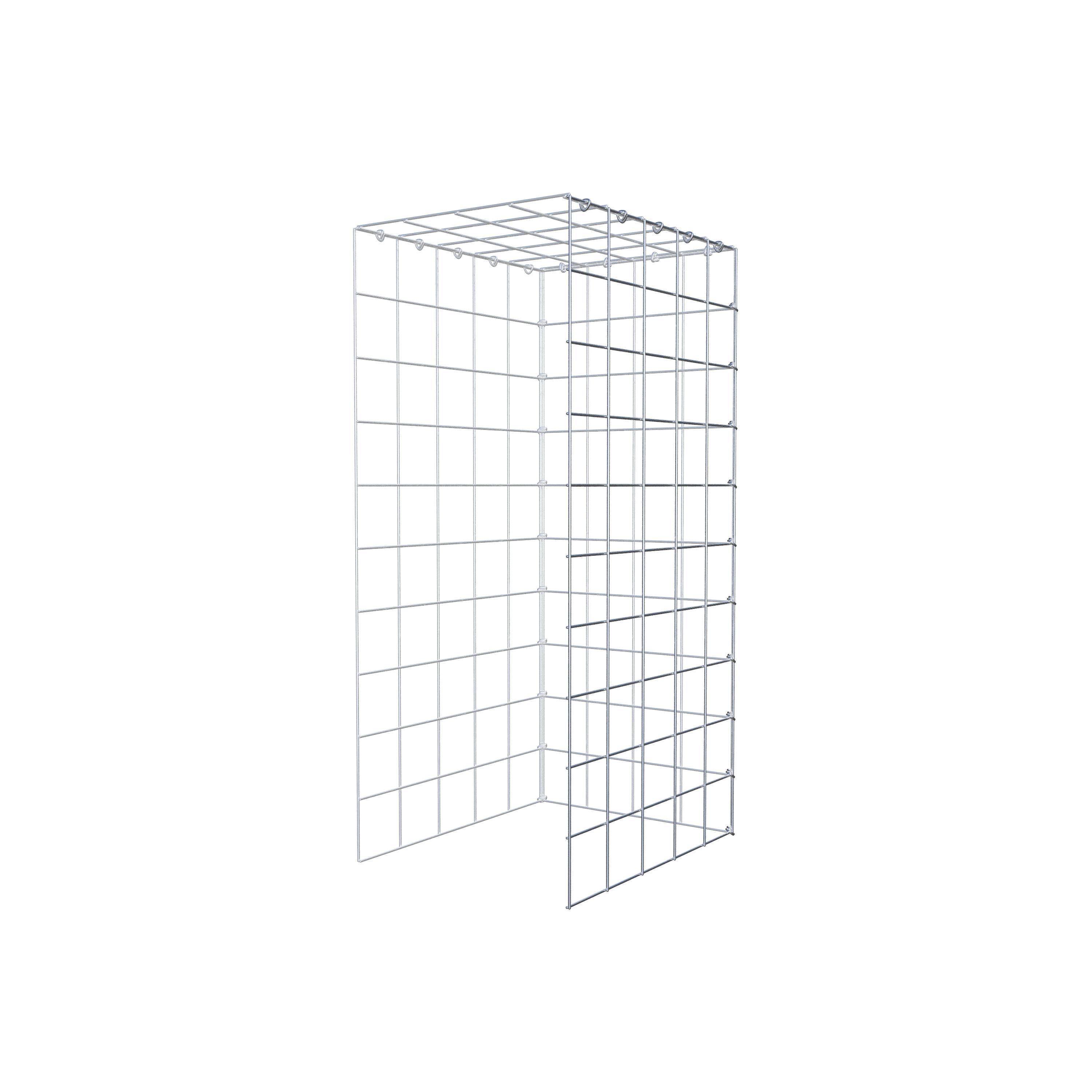 Schanskorf type 4 100 cm x 50 cm x 40 cm (L x H x D), maaswijdte 10 cm x 10 cm, C-ring