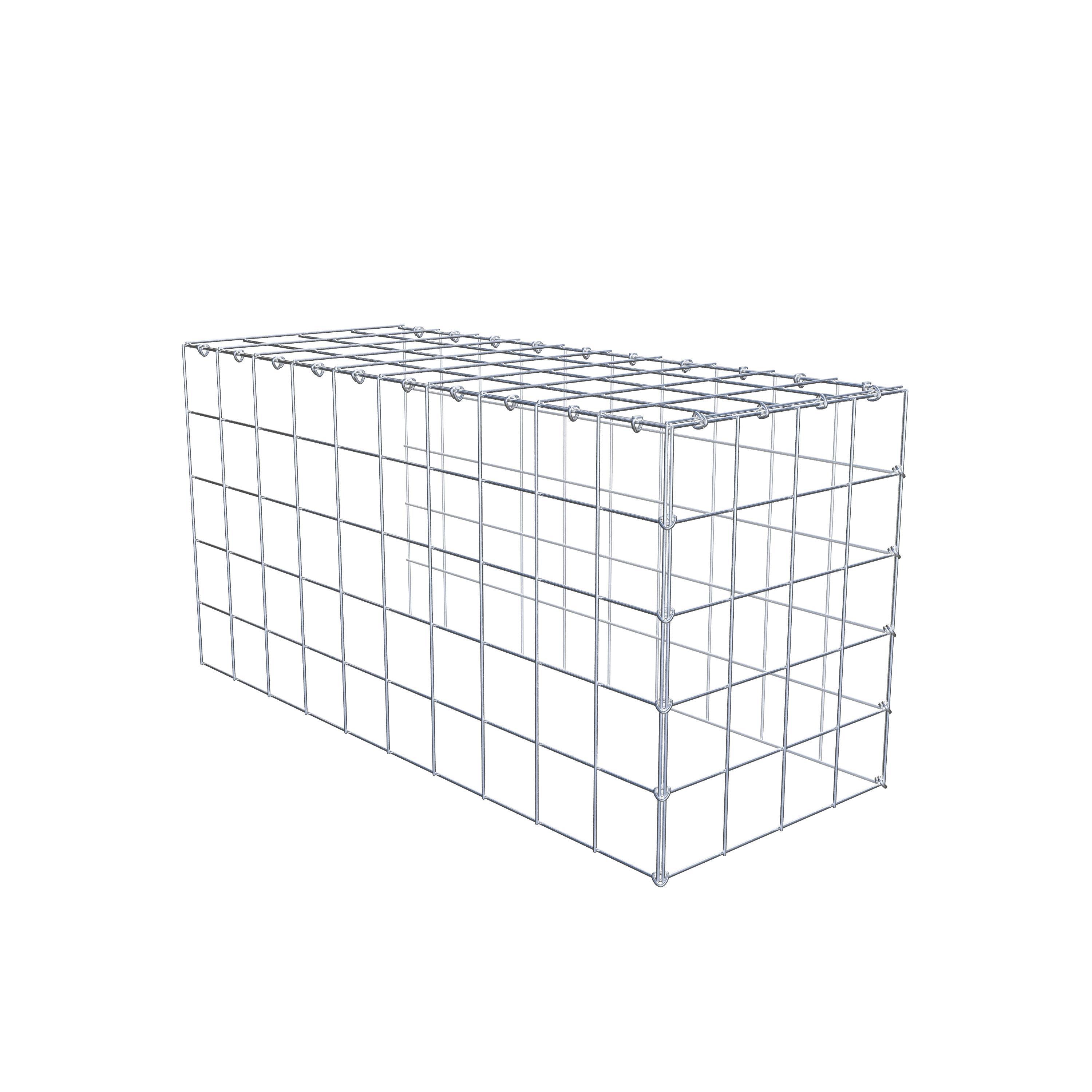 Schanskorf type 4 100 cm x 50 cm x 40 cm (L x H x D), maaswijdte 10 cm x 10 cm, C-ring