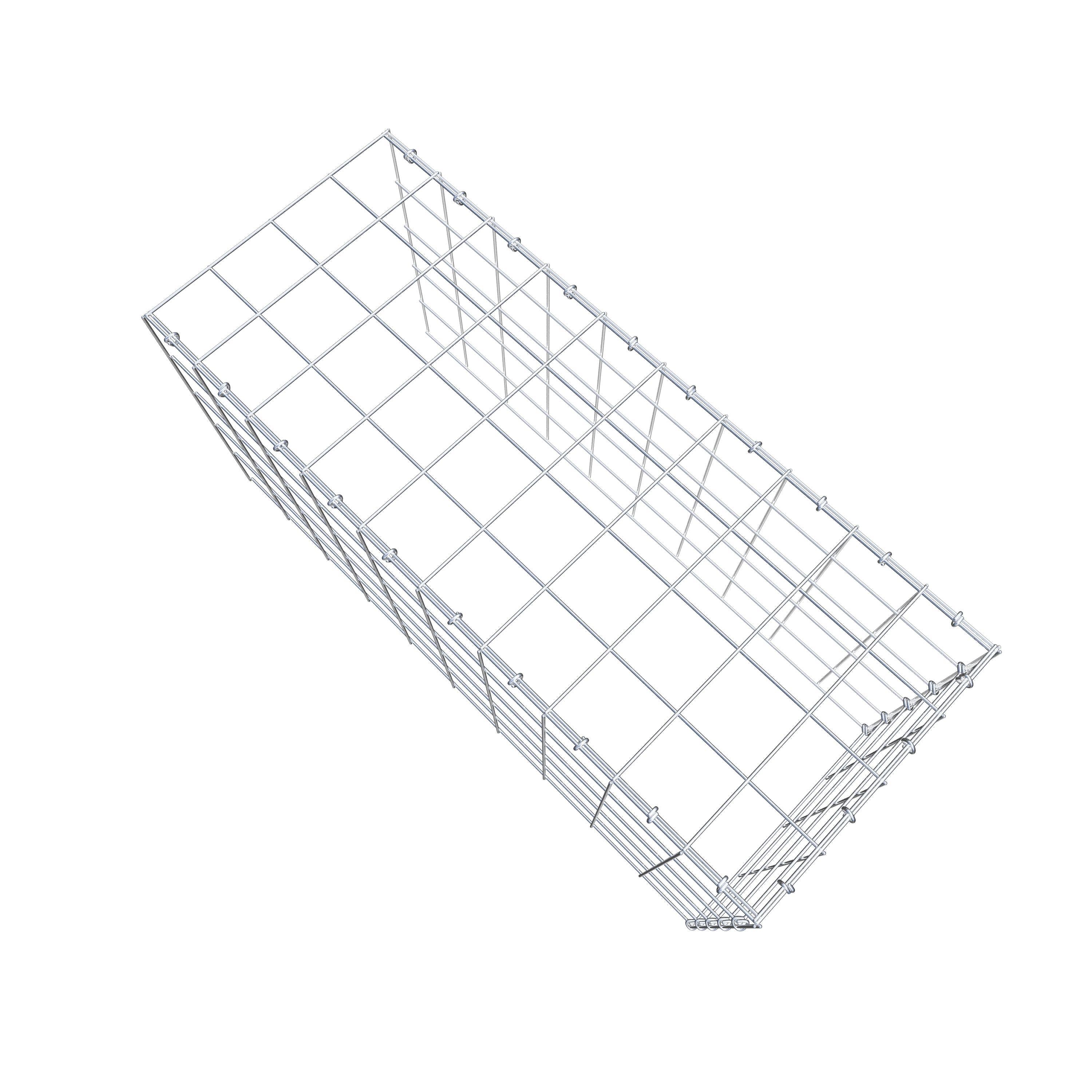 Schanskorf type 4 100 cm x 50 cm x 40 cm (L x H x D), maaswijdte 10 cm x 10 cm, C-ring