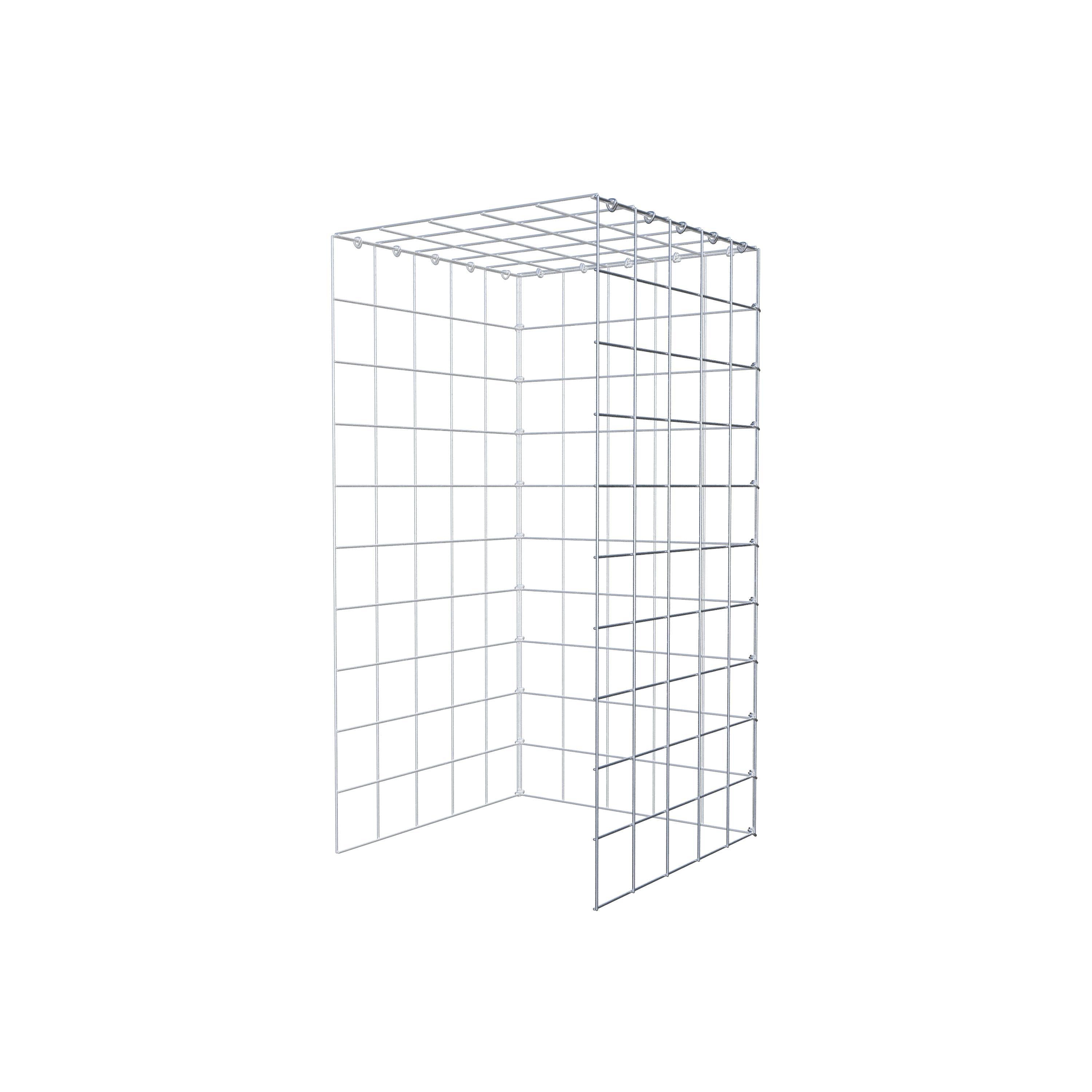 Schanskorf type 4 100 cm x 50 cm x 50 cm (L x H x D), maaswijdte 10 cm x 10 cm, C-ring