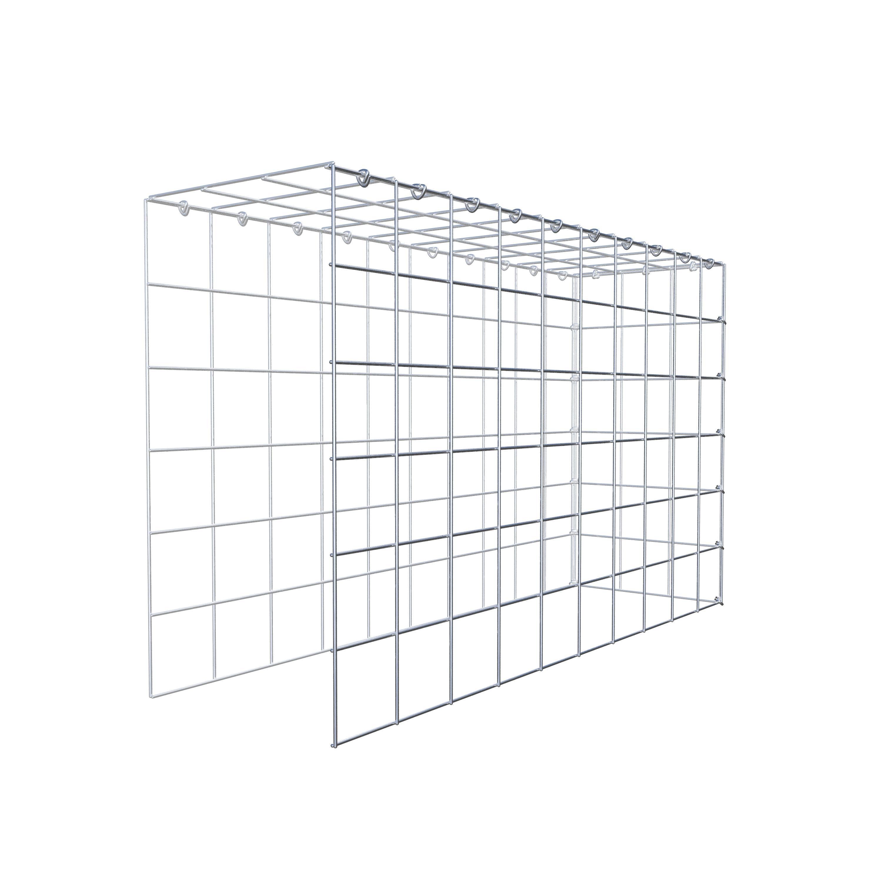 Schanskorf type 4 100 cm x 60 cm x 30 cm (L x H x D), maaswijdte 10 cm x 10 cm, C-ring