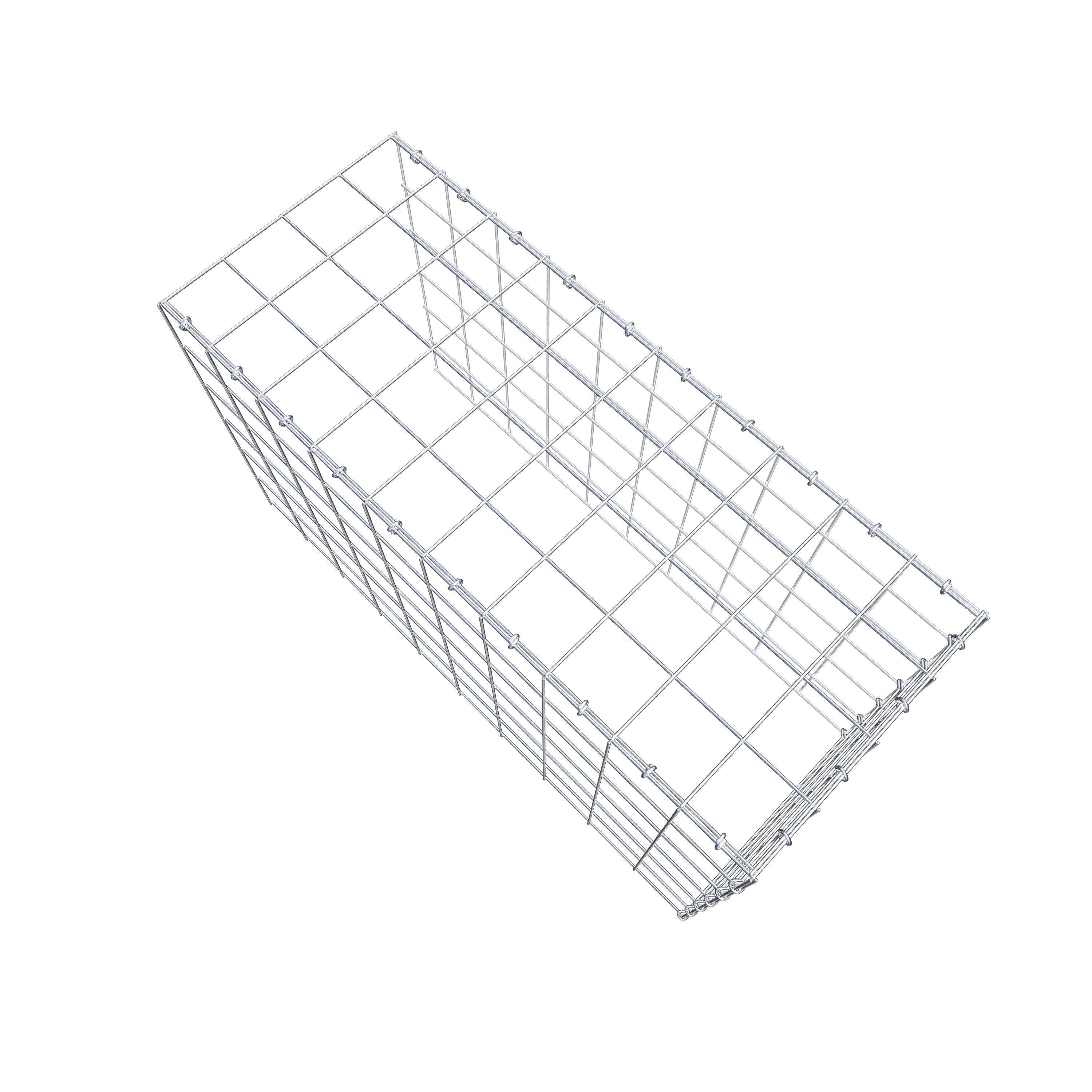 Schanskorf type 4 100 cm x 60 cm x 40 cm (L x H x D), maaswijdte 10 cm x 10 cm, C-ring