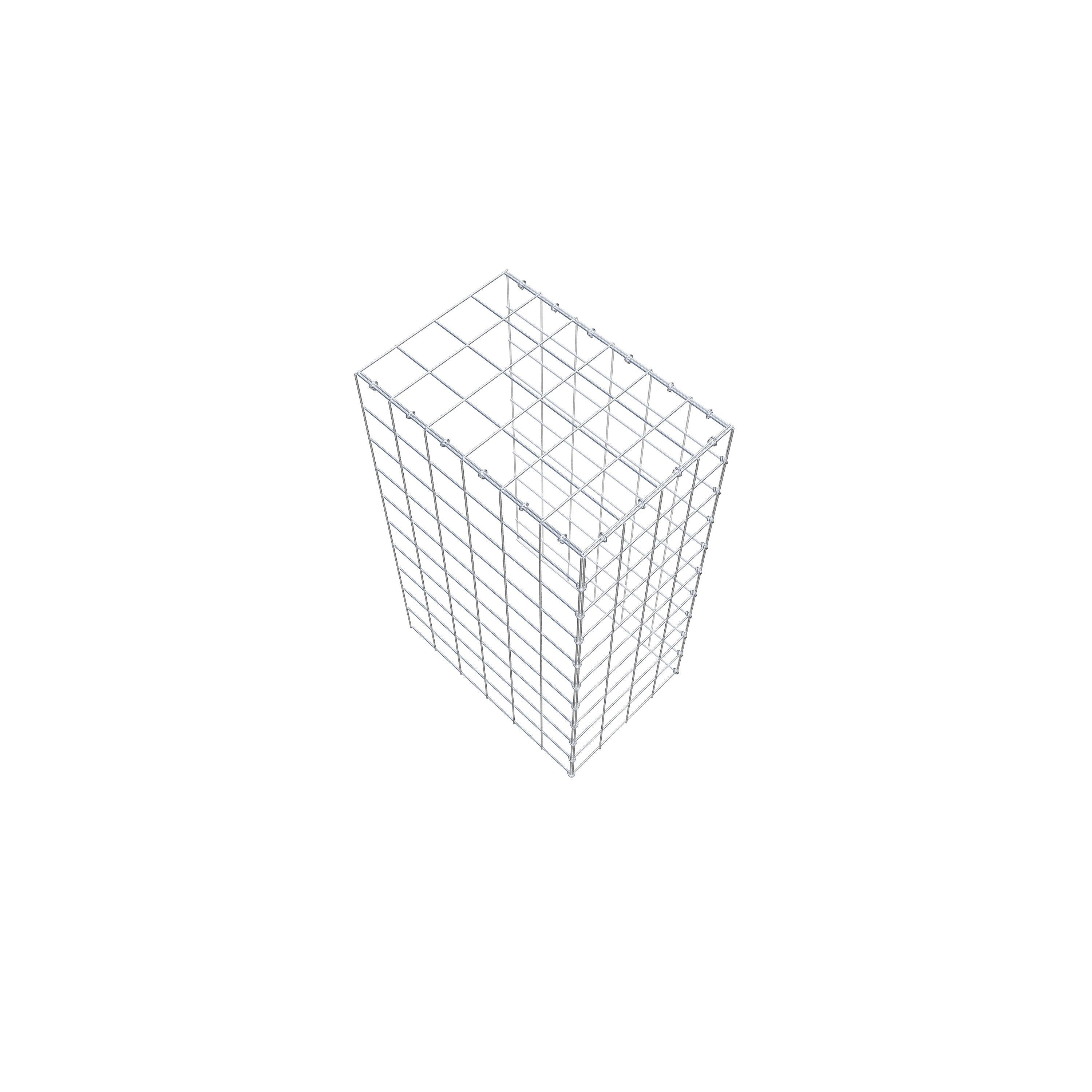 Schanskorf type 4 100 cm x 60 cm x 40 cm (L x H x D), maaswijdte 10 cm x 10 cm, C-ring