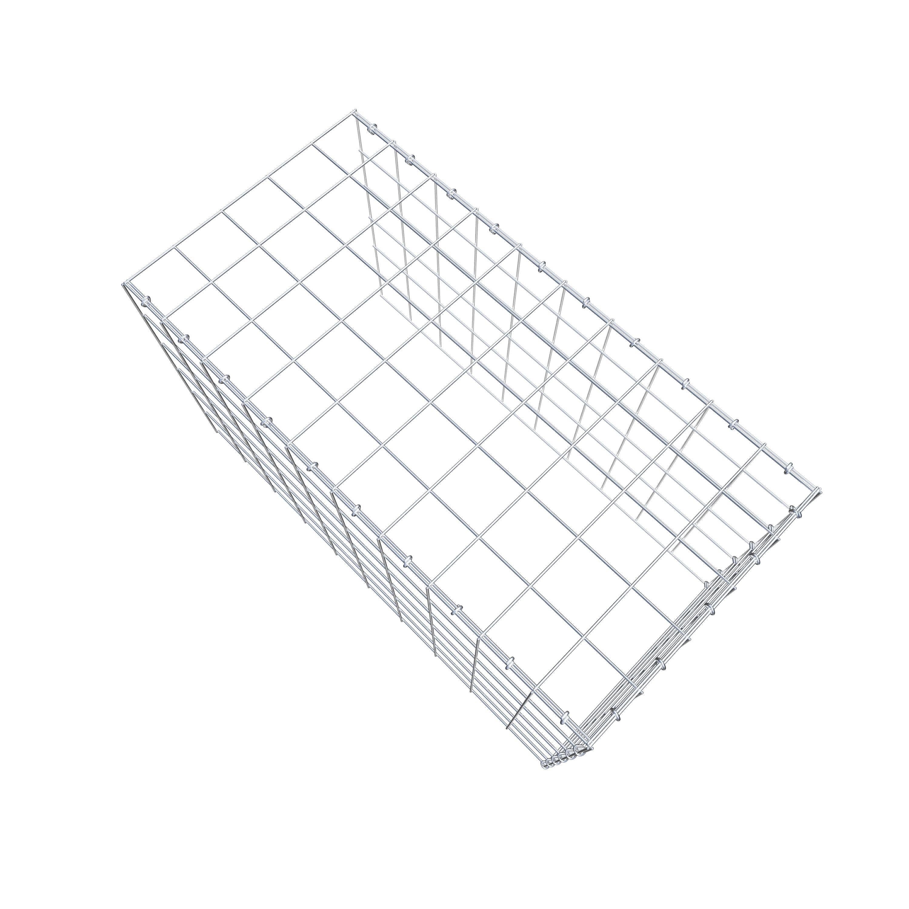 Anbaugabione Typ 4 100 cm x 60 cm x 50 cm (L x H x T), Maschenweite 10 cm x 10 cm, C-Ring