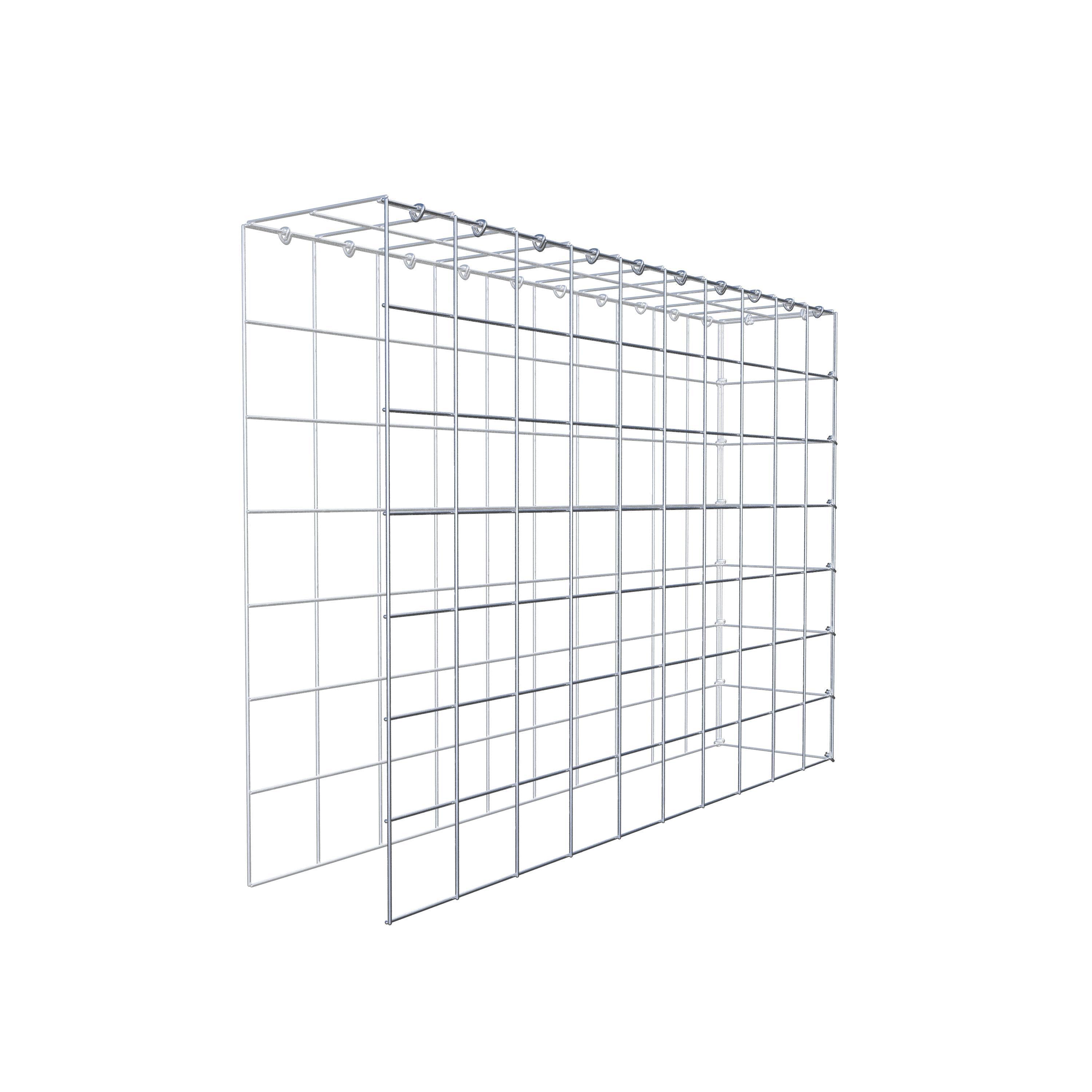 Schanskorf type 4 100 cm x 70 cm x 20 cm (L x H x D), maaswijdte 10 cm x 10 cm, C-ring