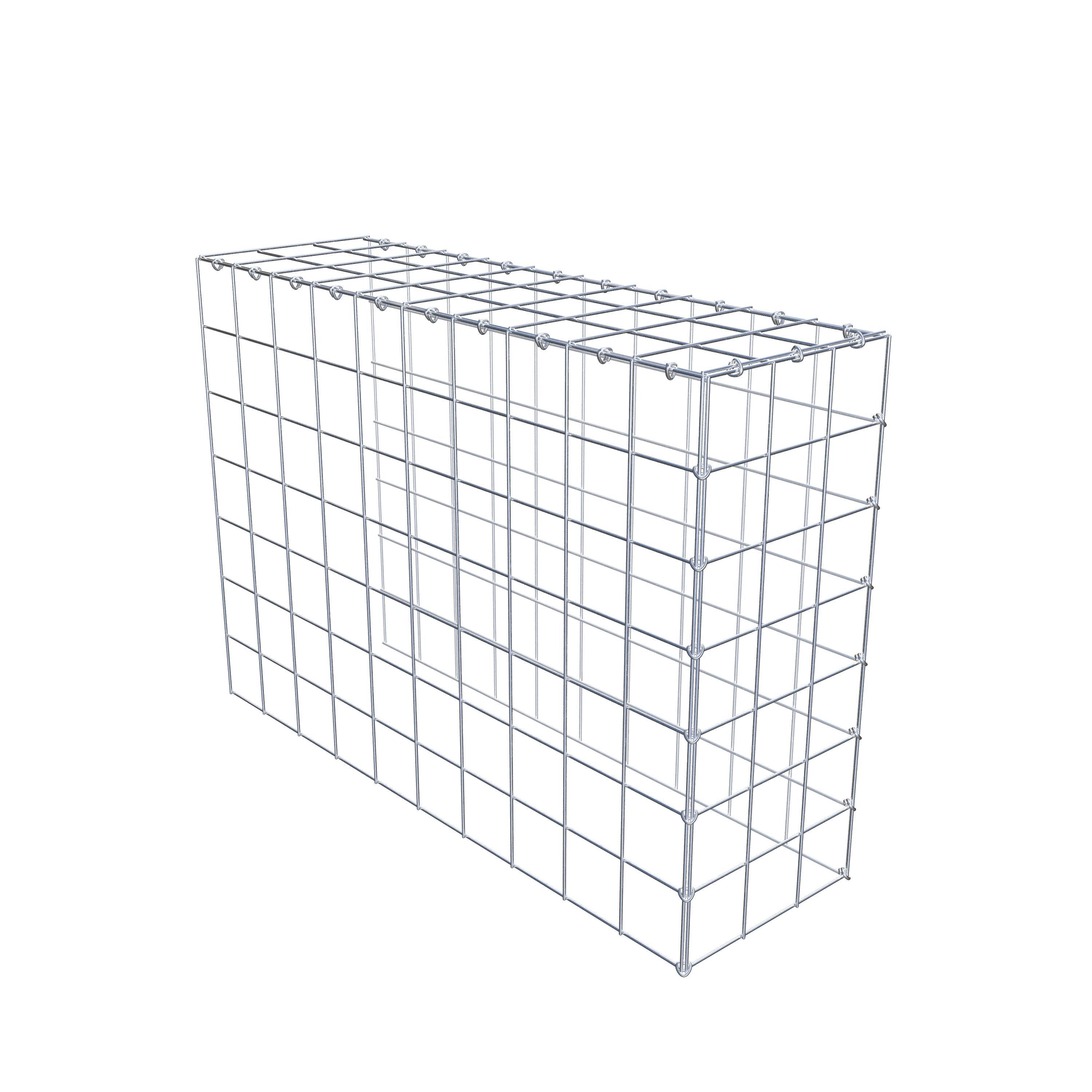 Schanskorf type 4 100 cm x 70 cm x 30 cm (L x H x D), maaswijdte 10 cm x 10 cm, C-ring