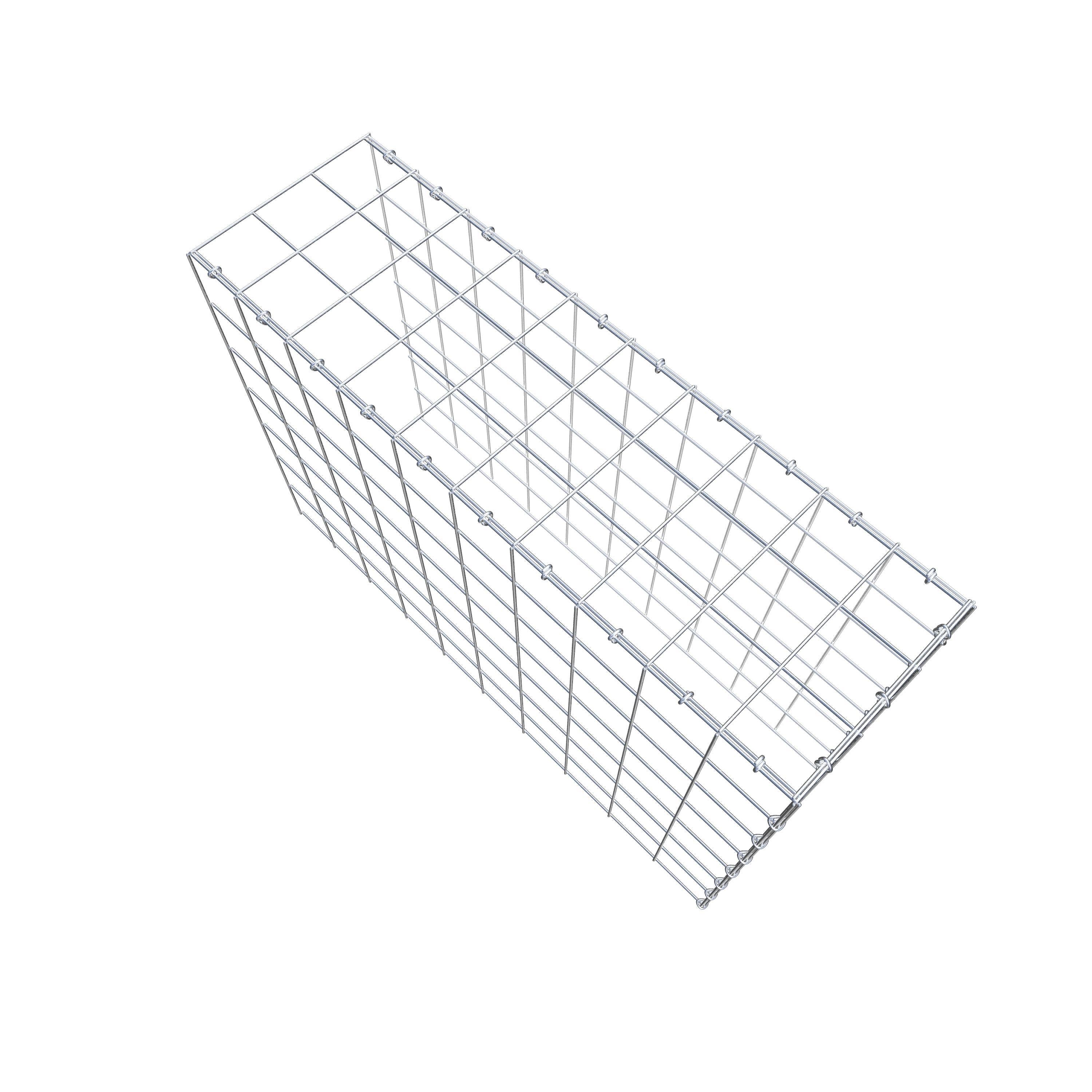 Schanskorf type 4 100 cm x 70 cm x 30 cm (L x H x D), maaswijdte 10 cm x 10 cm, C-ring