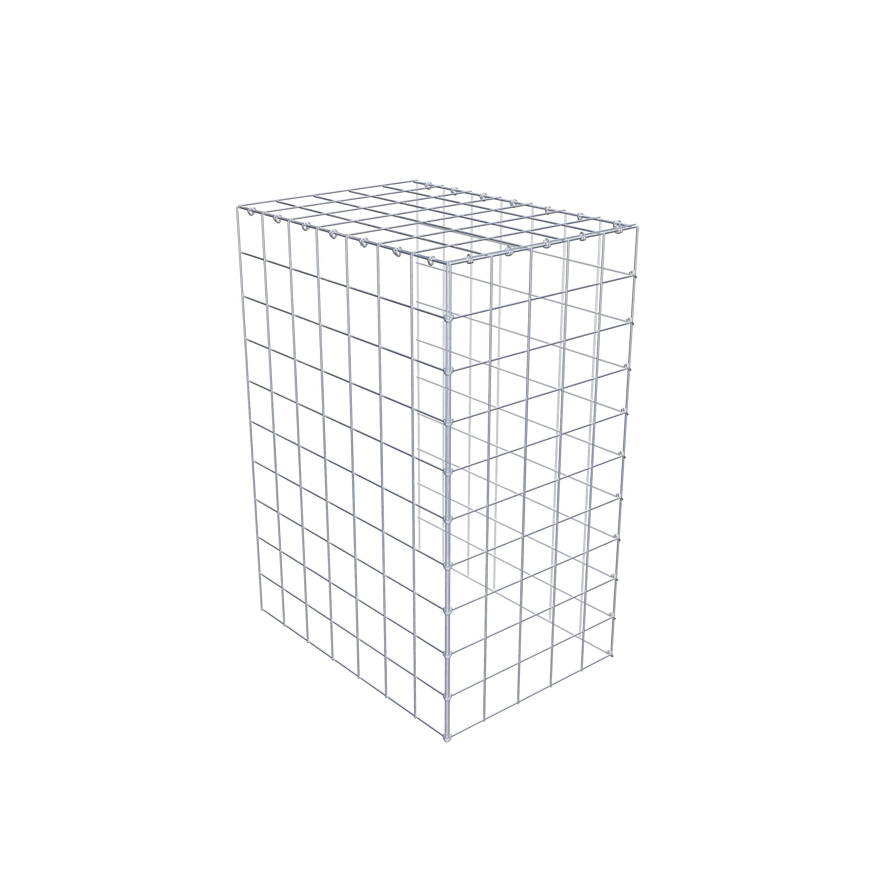 Schanskorf type 4 100 cm x 70 cm x 50 cm (L x H x D), maaswijdte 10 cm x 10 cm, C-ring