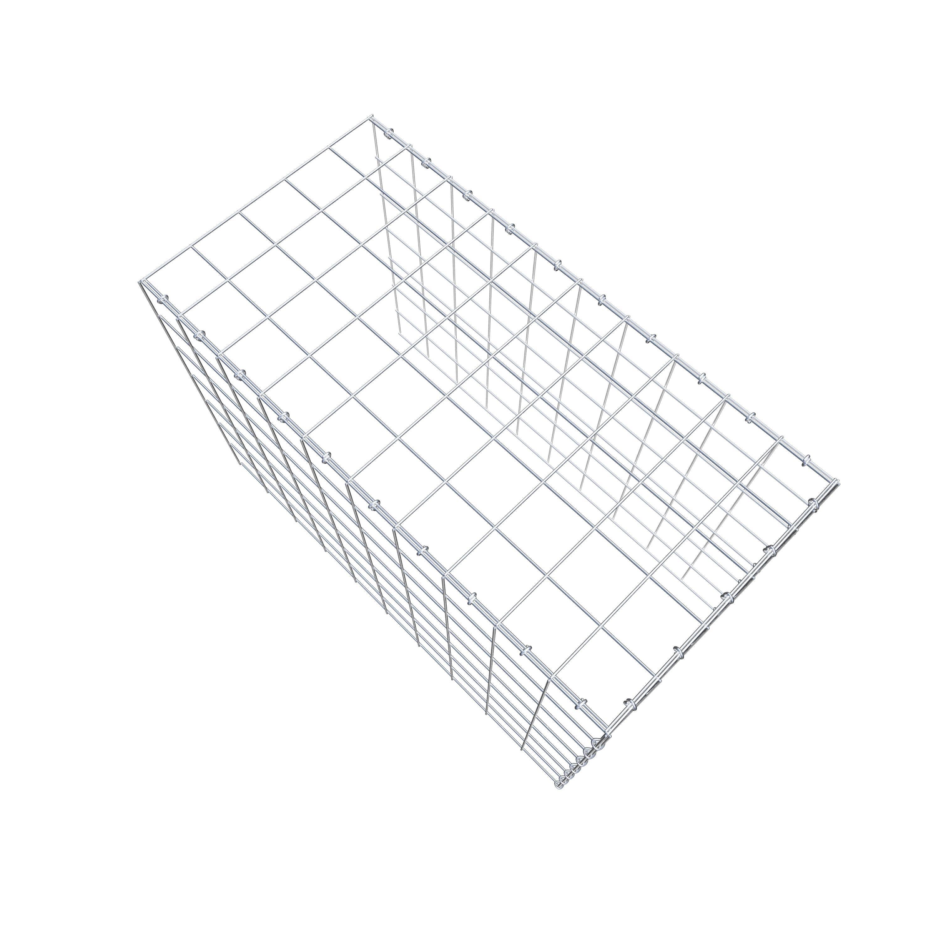 Schanskorf type 4 100 cm x 70 cm x 50 cm (L x H x D), maaswijdte 10 cm x 10 cm, C-ring