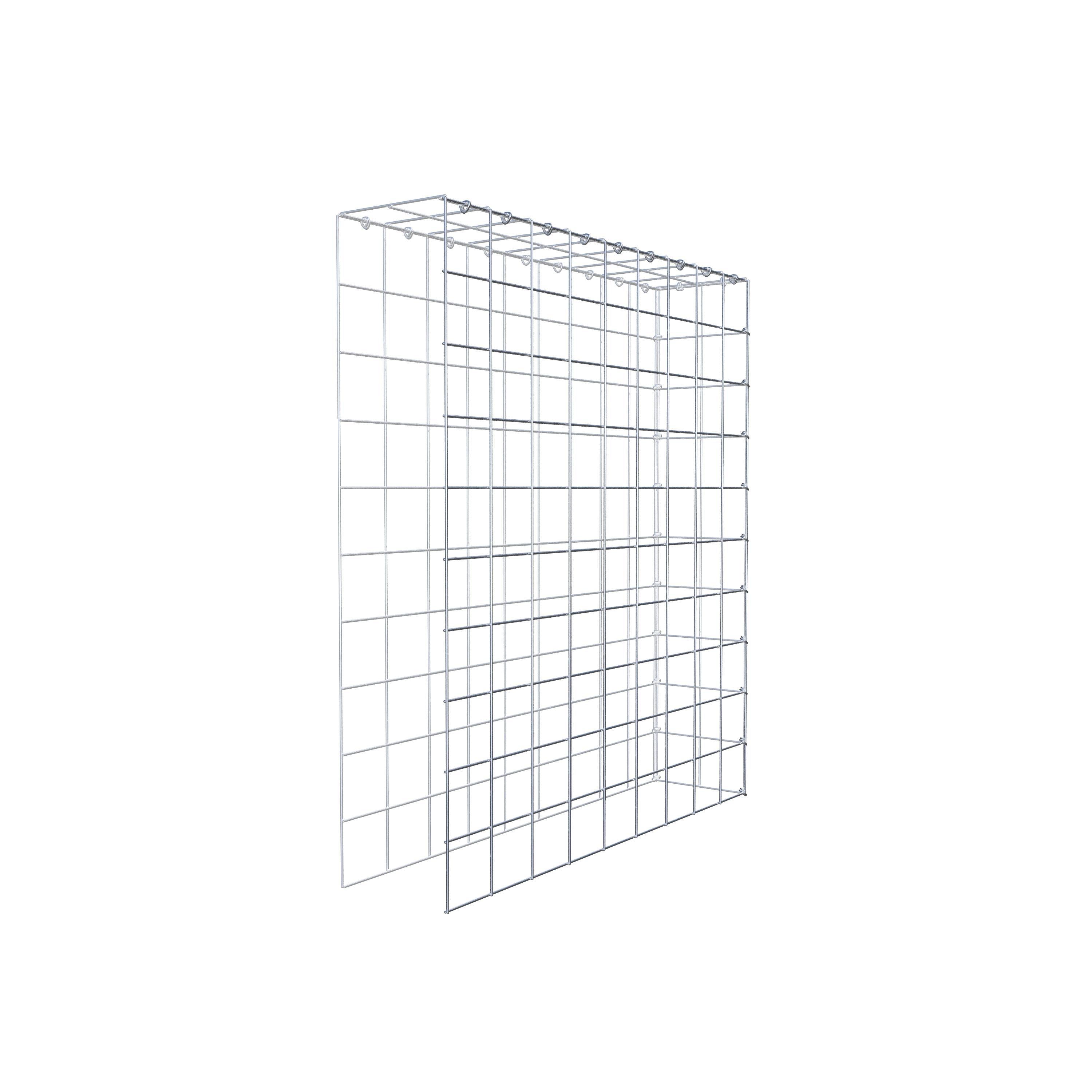 Schanskorf type 4 100 cm x 90 cm x 20 cm (L x H x D), maaswijdte 10 cm x 10 cm, C-ring