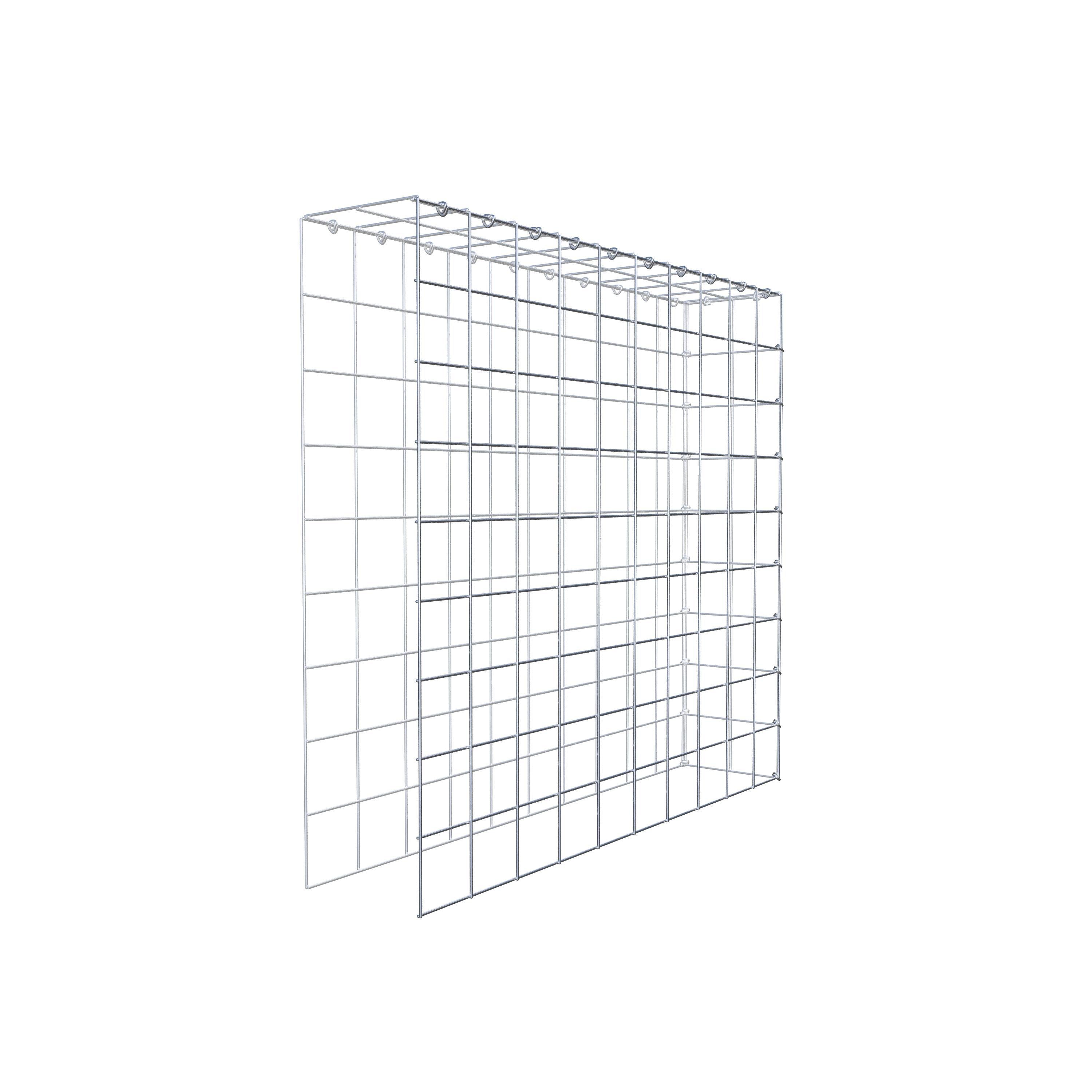 Schanskorf type 4 100 cm x 90 cm x 20 cm (L x H x D), maaswijdte 10 cm x 10 cm, C-ring