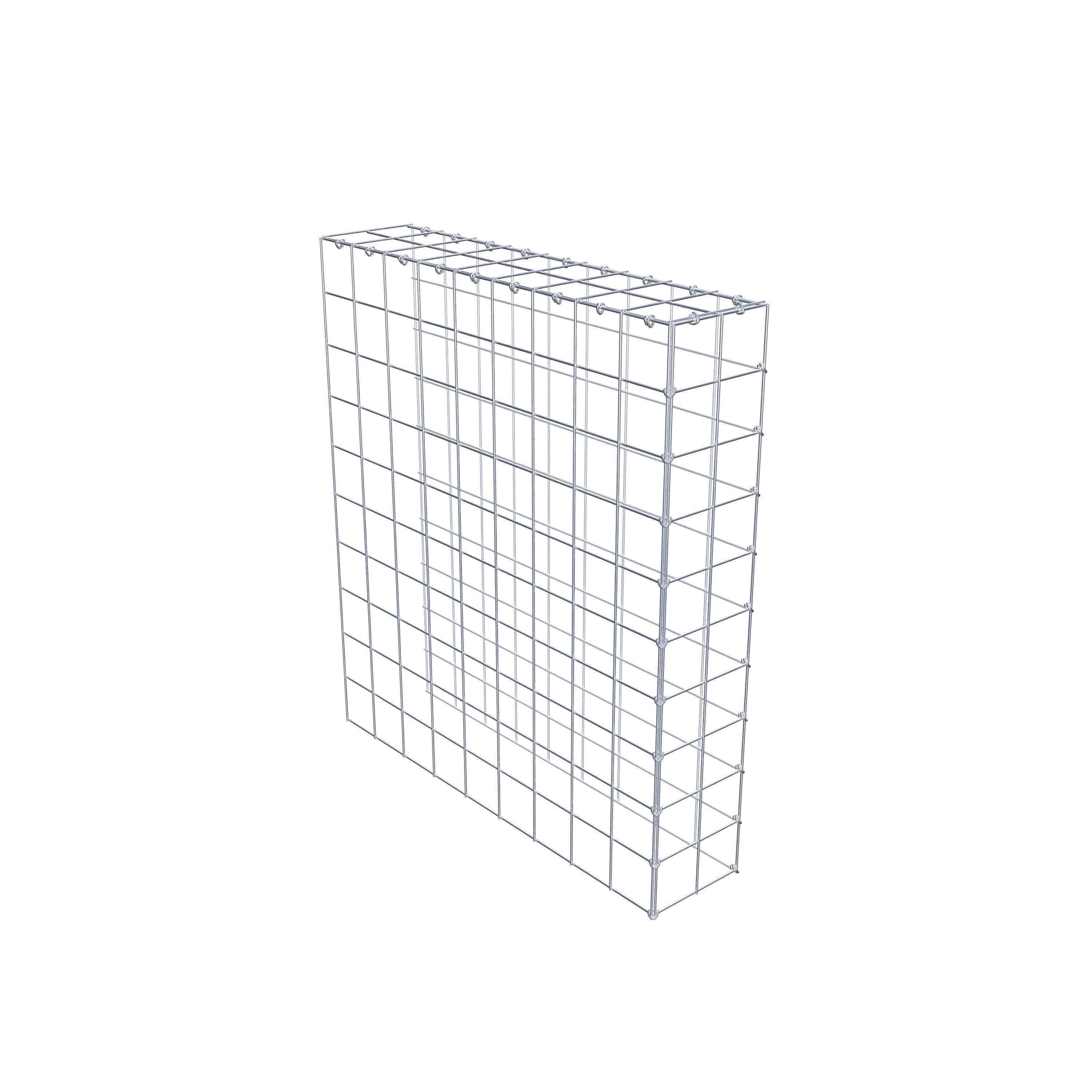 Schanskorf type 4 100 cm x 90 cm x 20 cm (L x H x D), maaswijdte 10 cm x 10 cm, C-ring