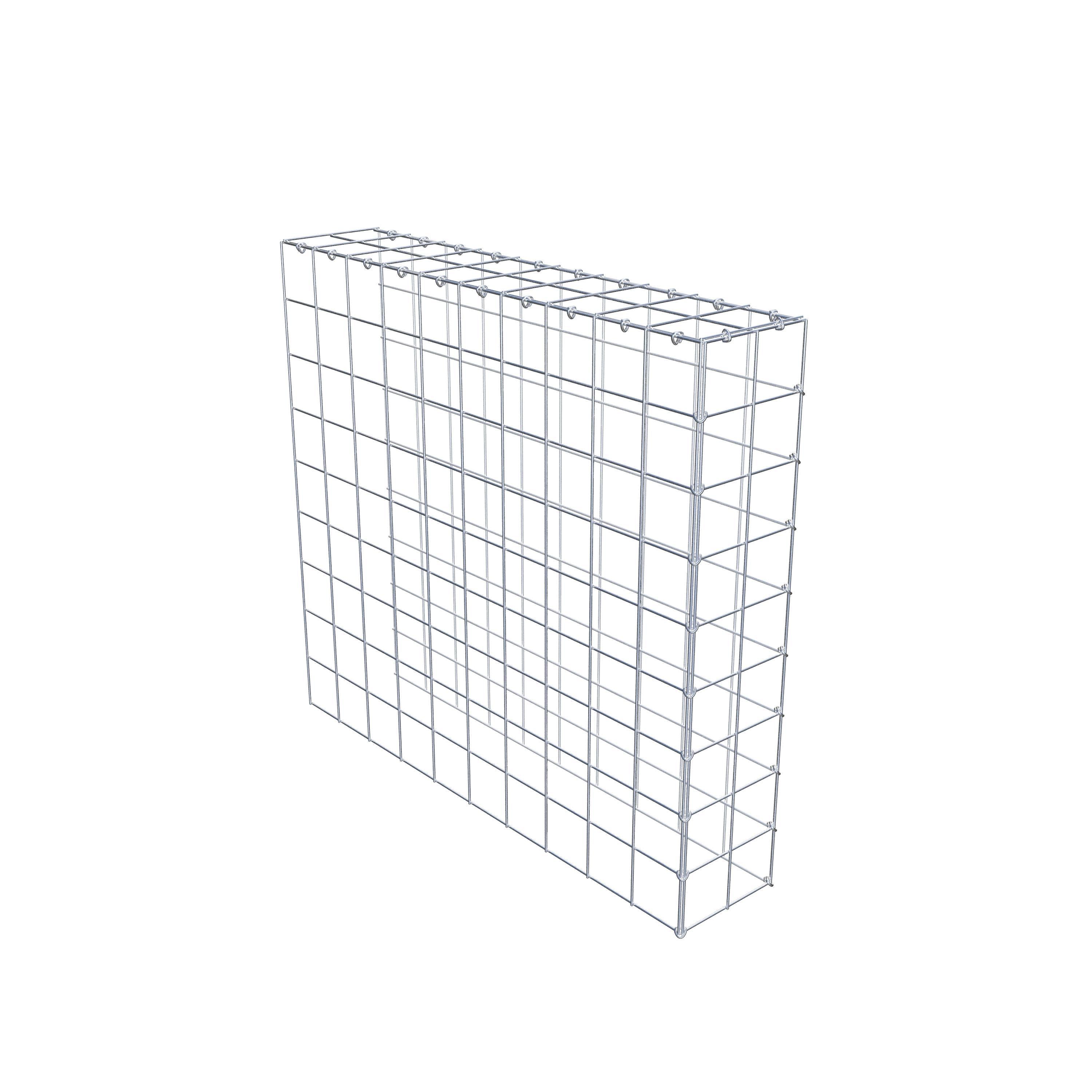 Schanskorf type 4 100 cm x 90 cm x 20 cm (L x H x D), maaswijdte 10 cm x 10 cm, C-ring