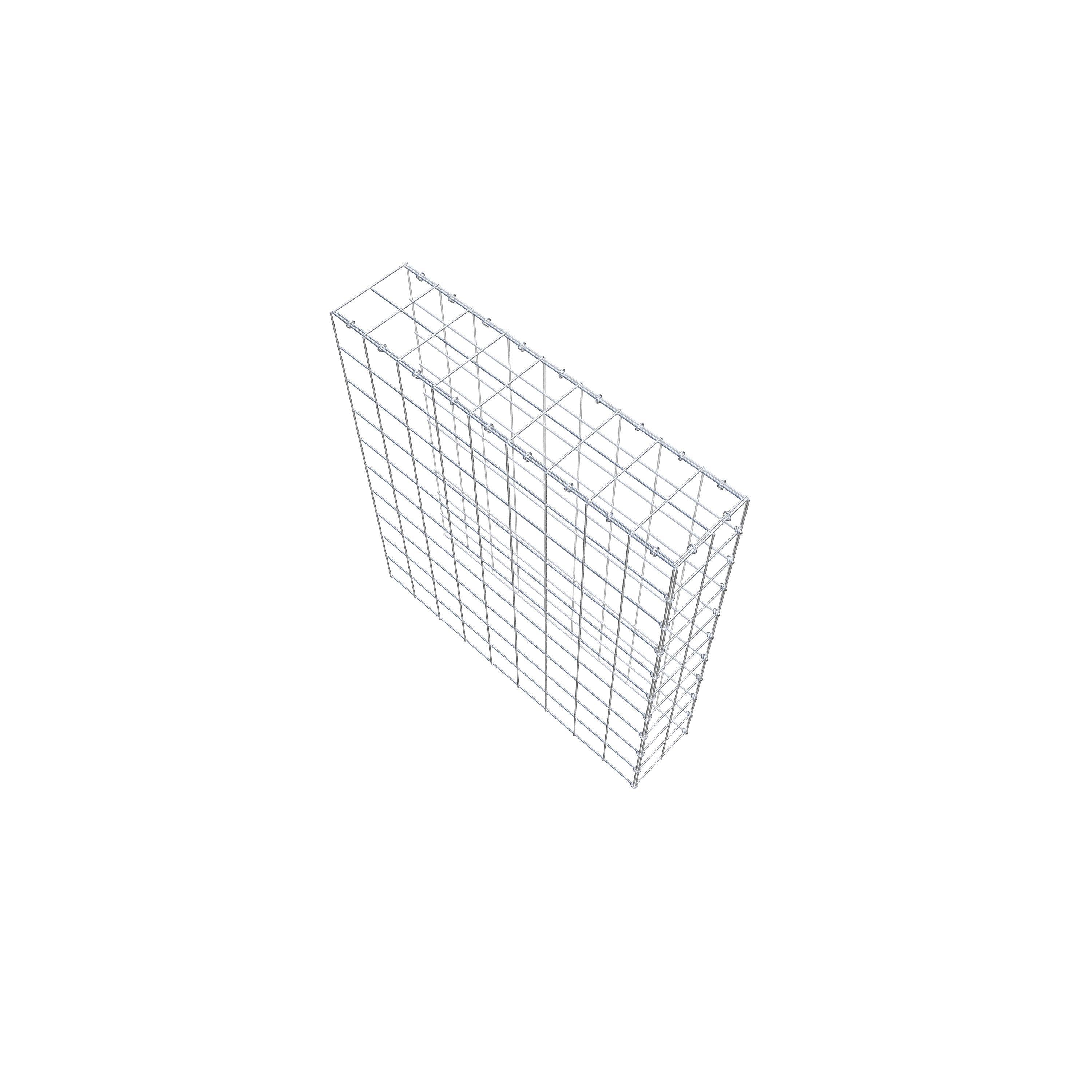 Schanskorf type 4 100 cm x 90 cm x 20 cm (L x H x D), maaswijdte 10 cm x 10 cm, C-ring