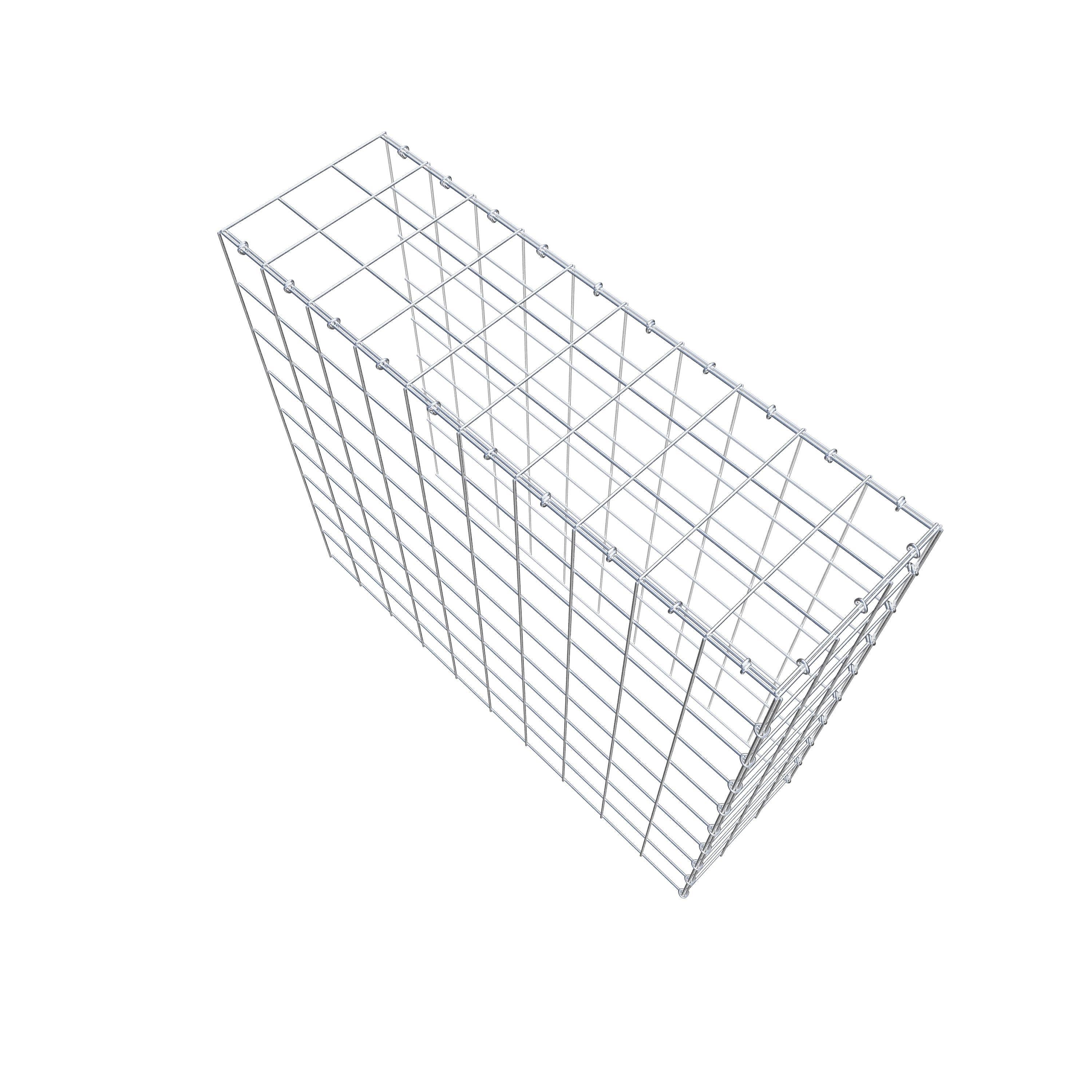 Anbaugabione Typ 4 100 cm x 90 cm x 30 cm (L x H x T), Maschenweite 10 cm x 10 cm, C-Ring