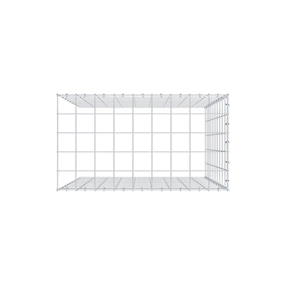 Add-on schanskorf type 4 100 cm x 90 cm x 50 cm (L x H x D), maaswijdte 10 cm x 10 cm, C-ring