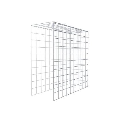 Monteret gabion type 4 100 cm x 100 cm x 40 cm (L x H x D), maskestørrelse 10 cm x 10 cm, C-ring