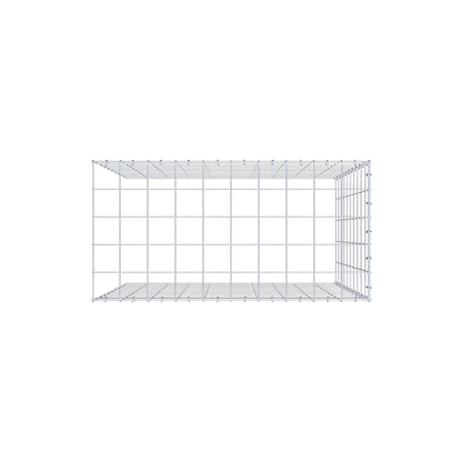 Gabião Tipo 4 100 cm x 100 cm x 50 cm (C x A x P), malhagem 10 cm x 10 cm, anel C