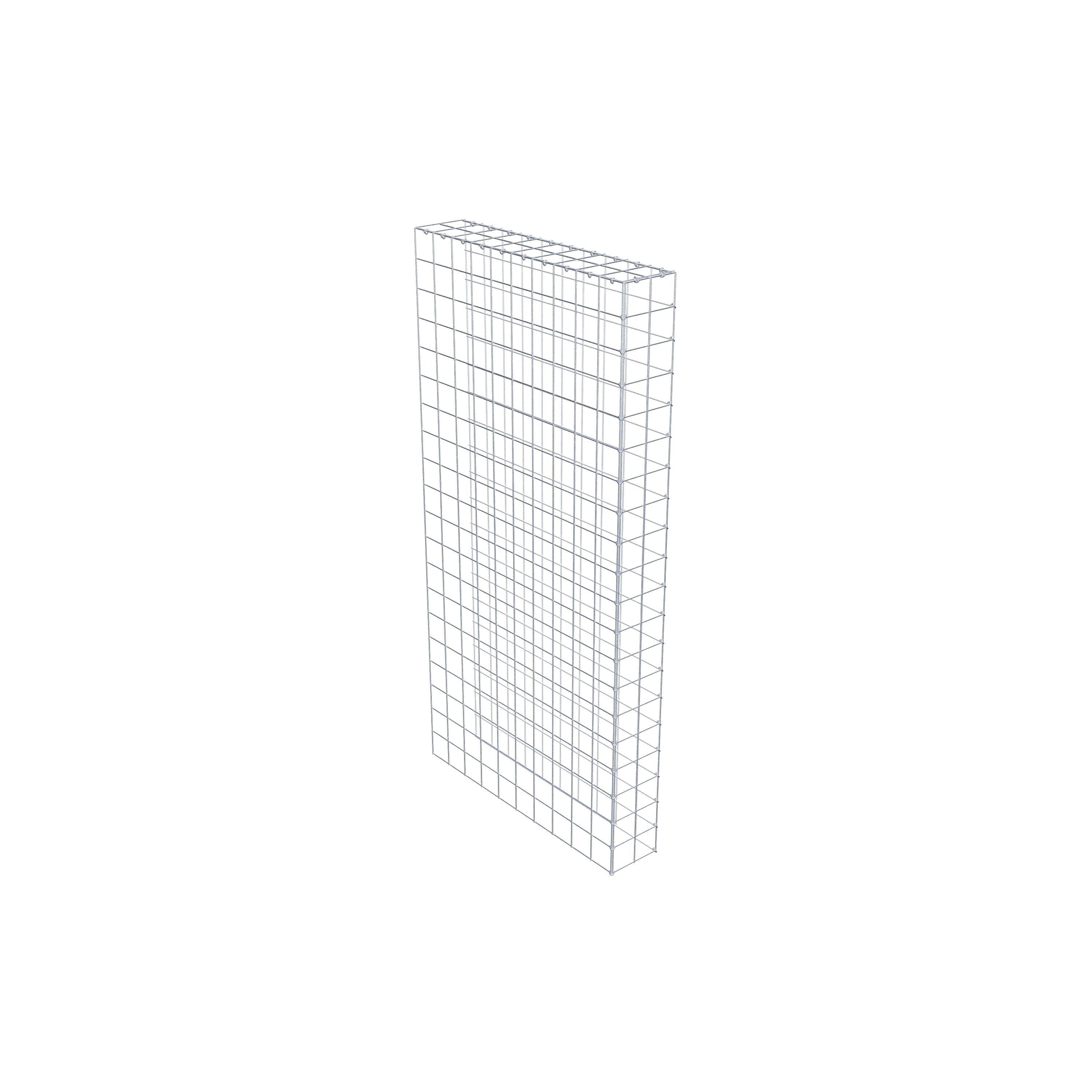 Mounted gabion type 4 200 cm x 100 cm x 20 cm (L x H x D), mesh size 10 cm x 10 cm, C-ring