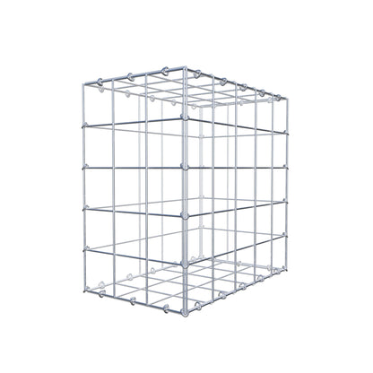 Gabion 50 cm x 50 cm x 30 cm (L x H x D), maskestørrelse 10 cm x 10 cm, C-ring