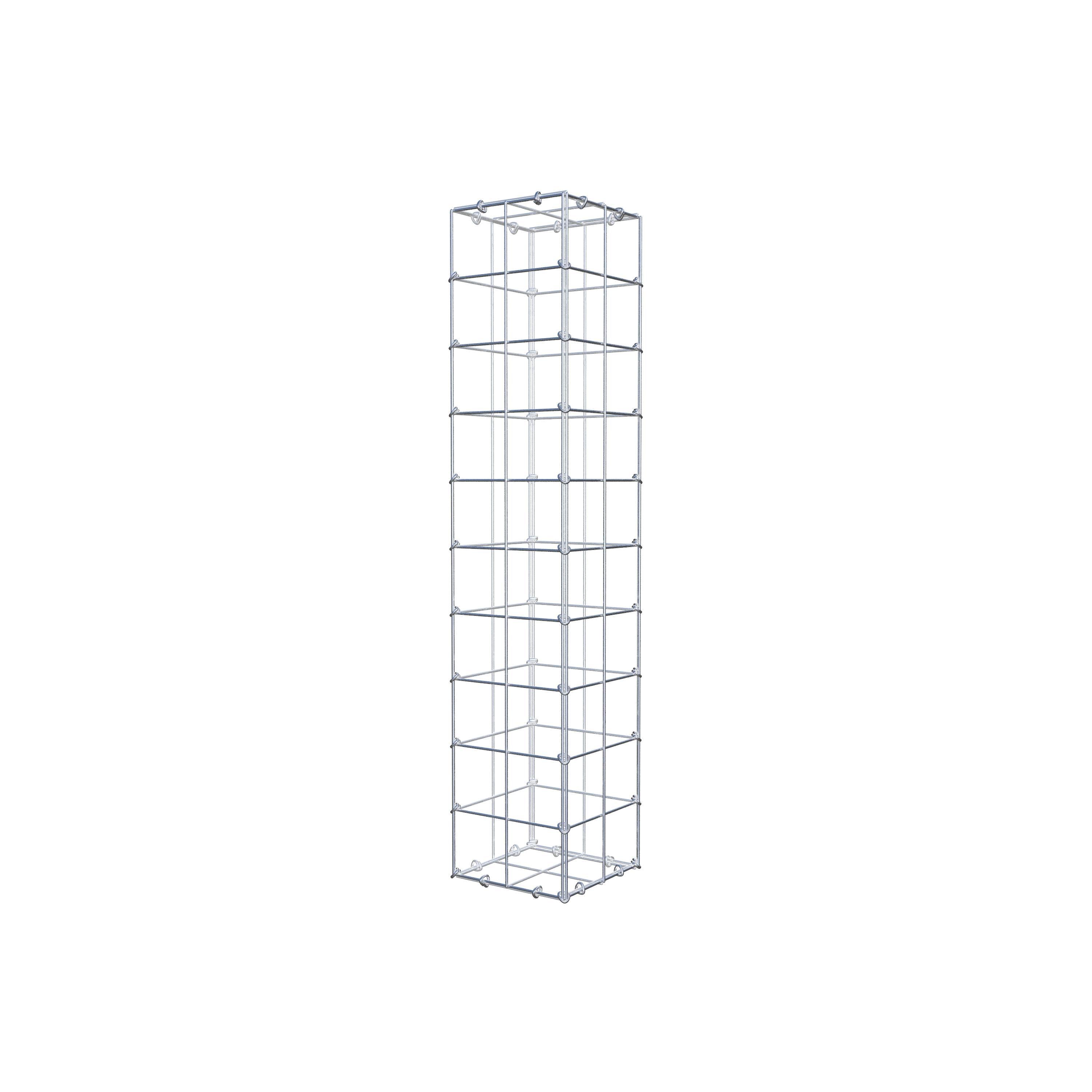 Schanskorf 100 cm x 20 cm x 20 cm (L x H x D), maaswijdte 10 cm x 10 cm, C-ring