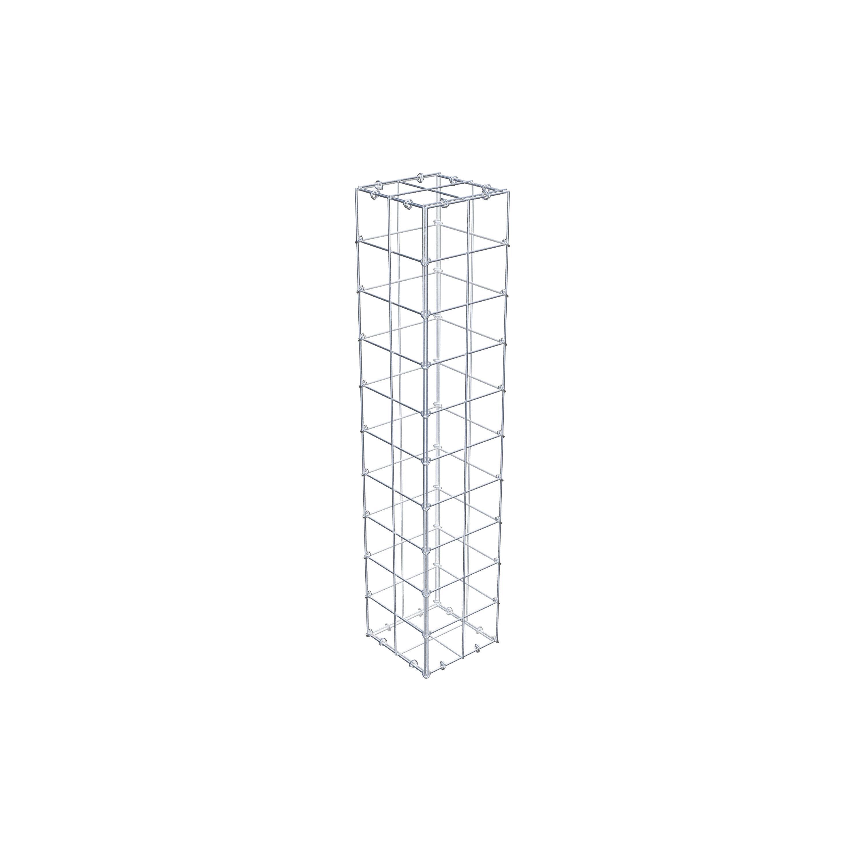 Schanskorf 100 cm x 20 cm x 20 cm (L x H x D), maaswijdte 10 cm x 10 cm, C-ring