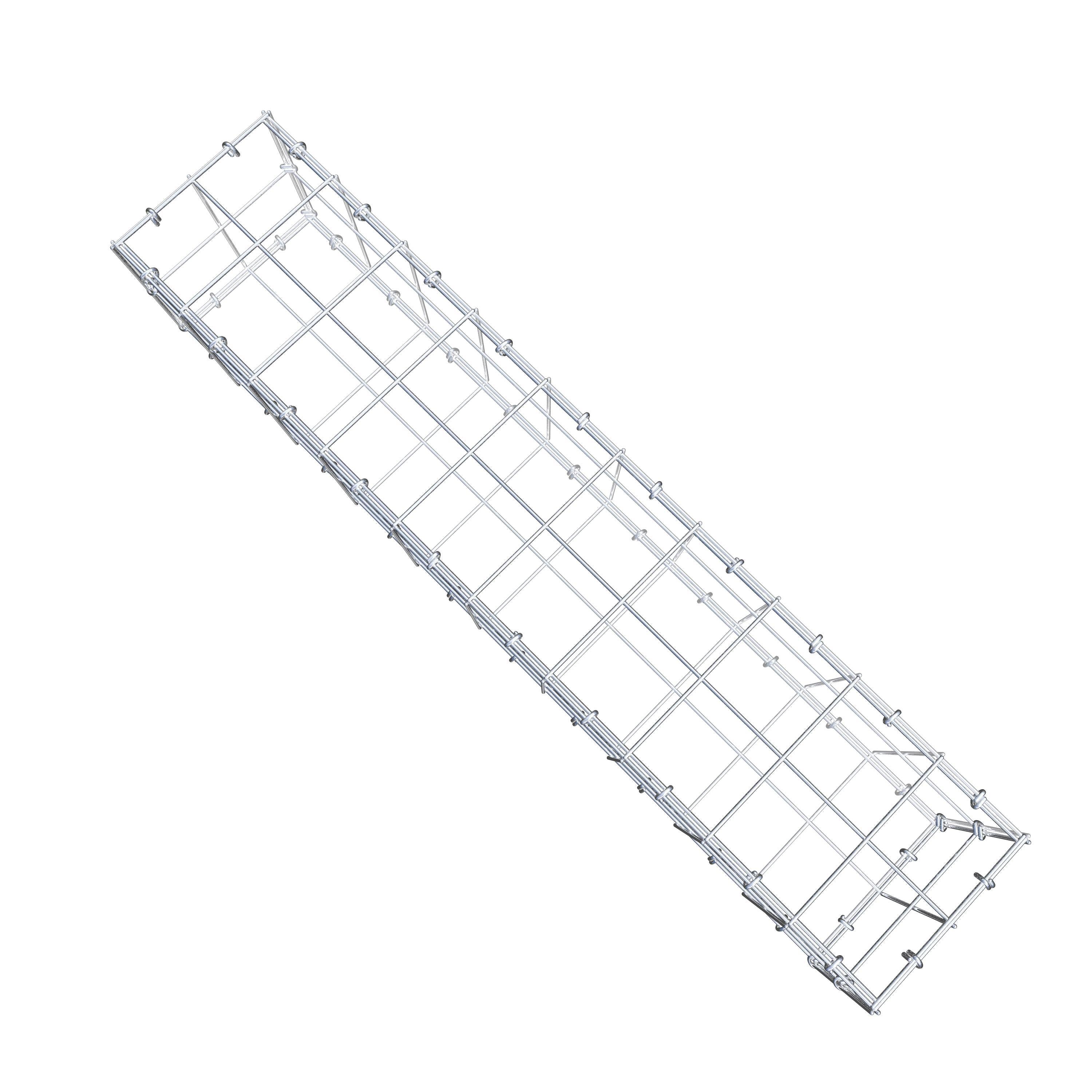 Schanskorf 100 cm x 20 cm x 20 cm (L x H x D), maaswijdte 10 cm x 10 cm, C-ring