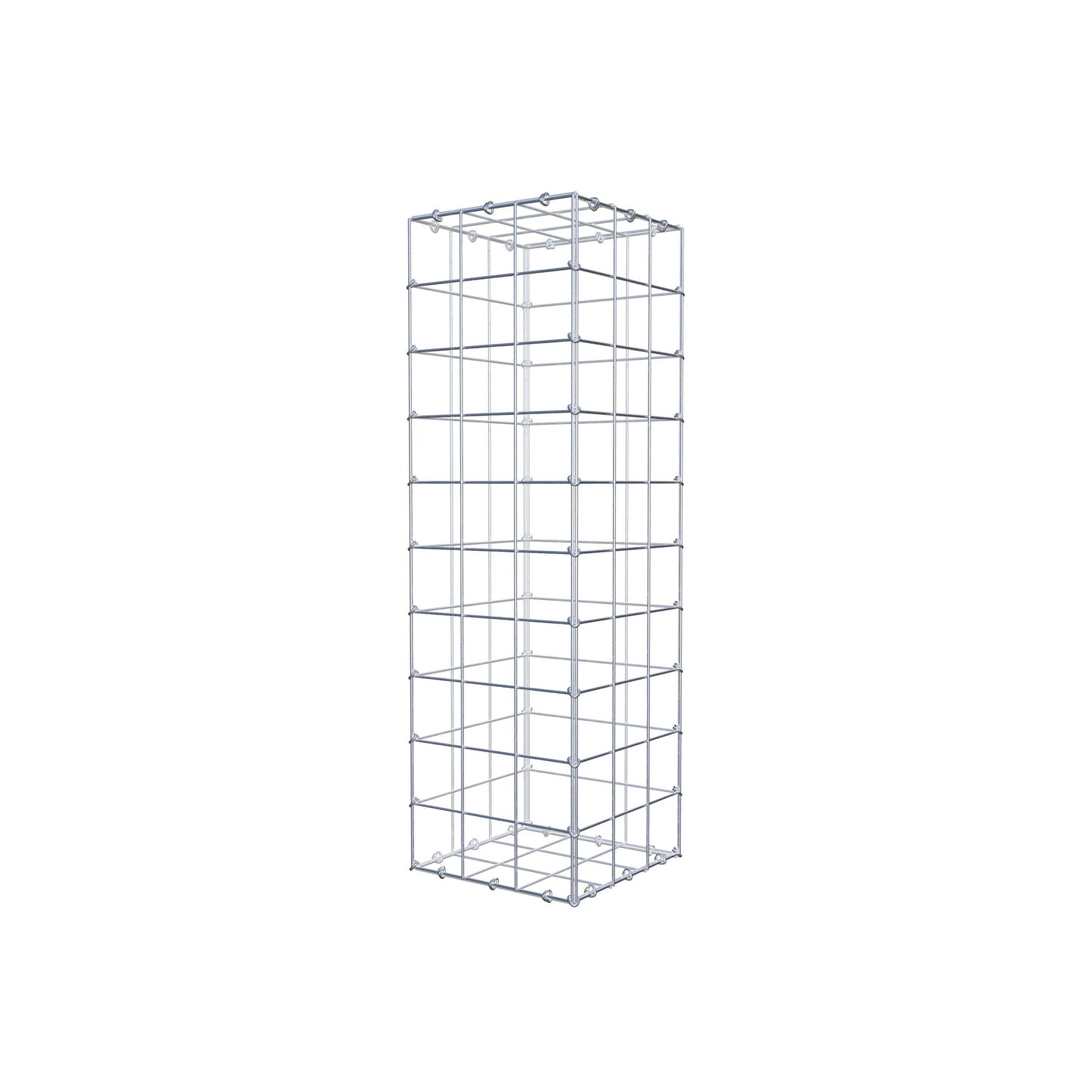 Gabion 100 cm x 30 cm x 30 cm (L x H x D), mesh size 10 cm x 10 cm, C-ring
