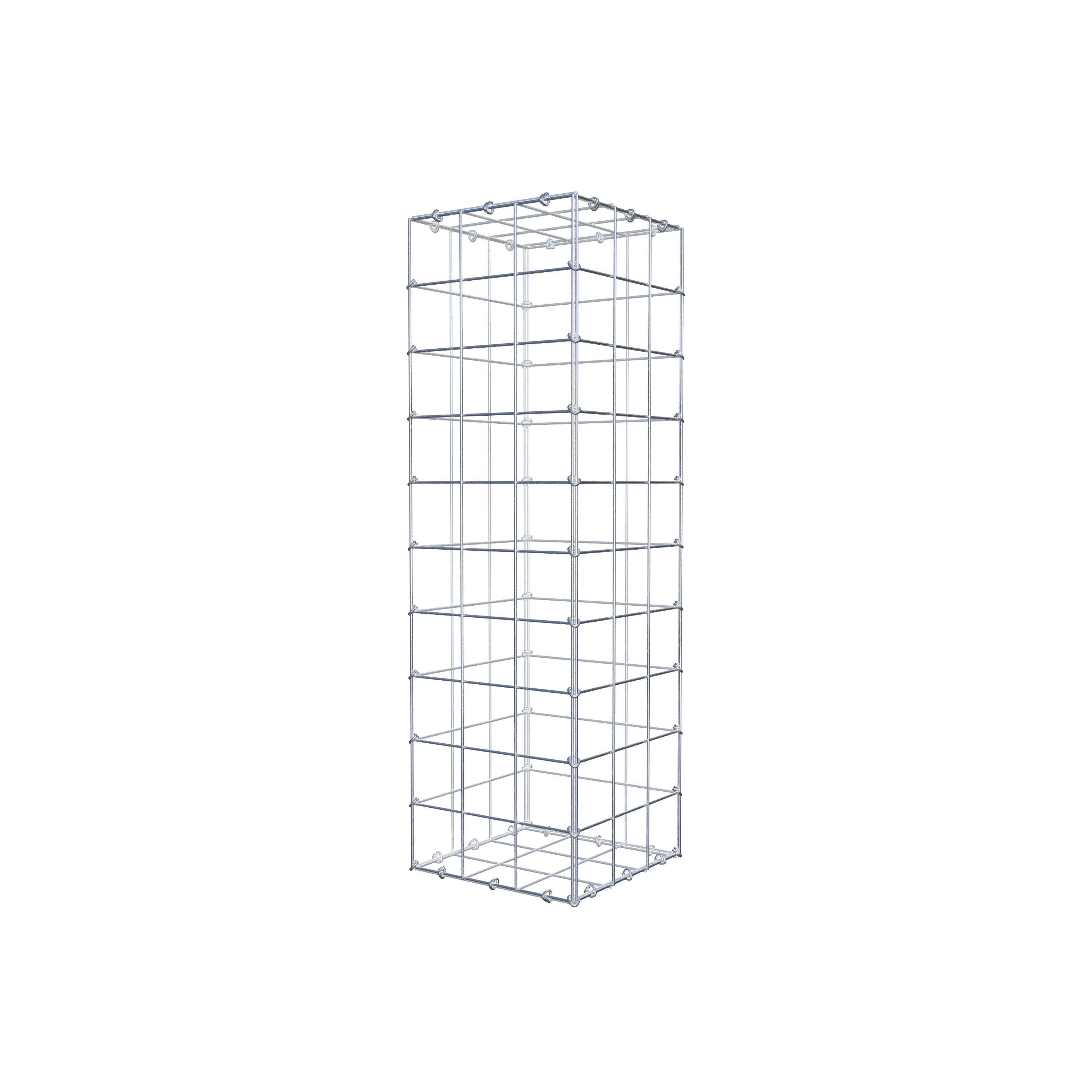 Schanskorf 100 cm x 30 cm x 30 cm (L x H x D), maaswijdte 10 cm x 10 cm, C-ring