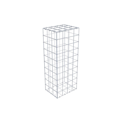 Gabion 100 cm x 30 cm x 40 cm (L x H x P), mailles 10 cm x 10 cm, anneau en C