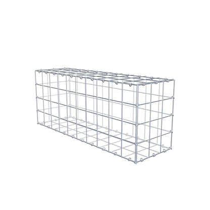 Gabion 100 cm x 40 cm x 30 cm (L x H x D), maskstorlek 10 cm x 10 cm, C-ring
