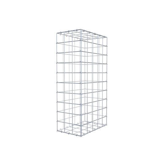 Gabion 100 cm x 50 cm x 30 cm (L x H x D), maskstorlek 10 cm x 10 cm, C-ring