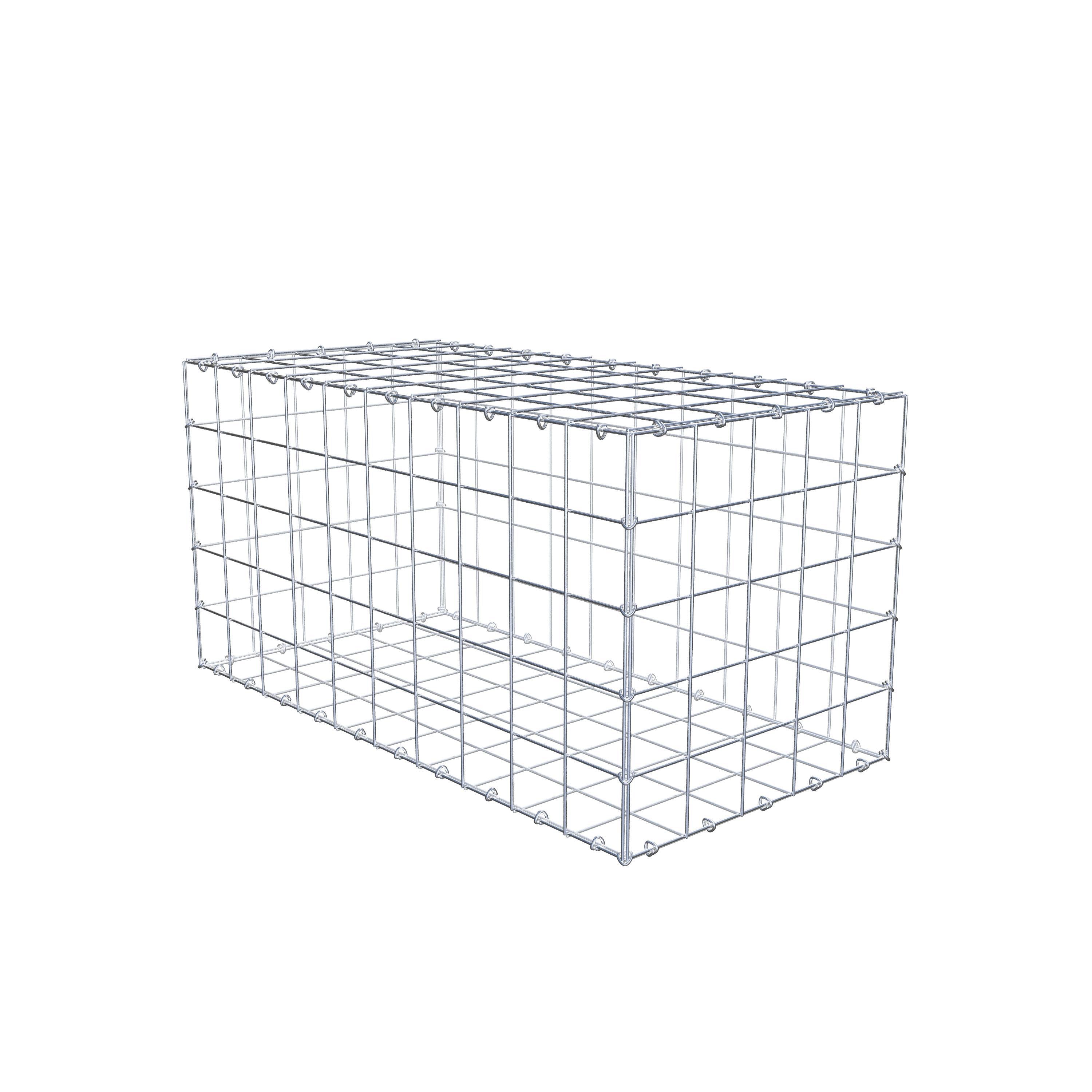 Schanskorf 100 cm x 50 cm x 50 cm (L x H x D), maaswijdte 10 cm x 10 cm, C-ring