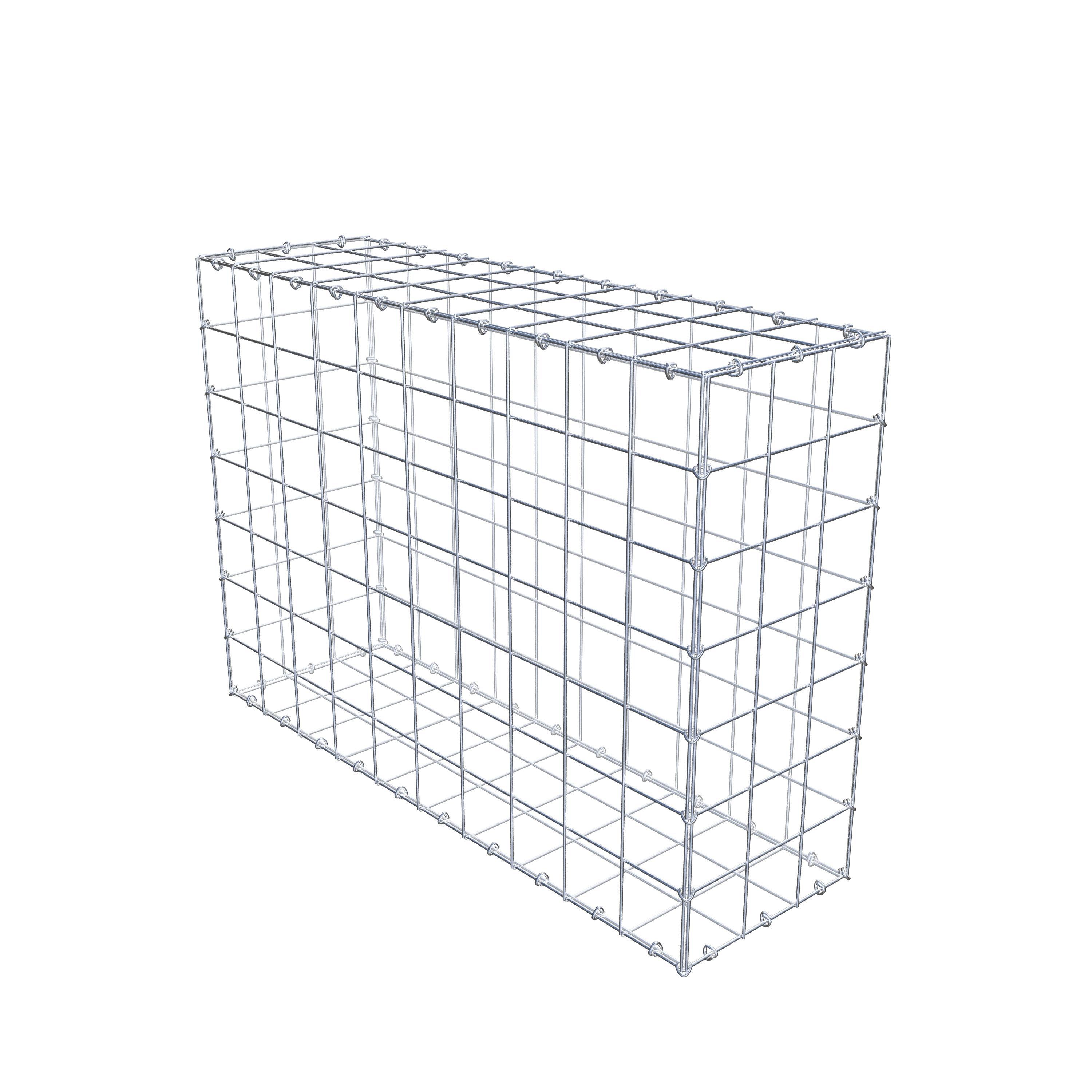 Schanskorf 100 cm x 70 cm x 30 cm (L x H x D), maaswijdte 10 cm x 10 cm, C-ring