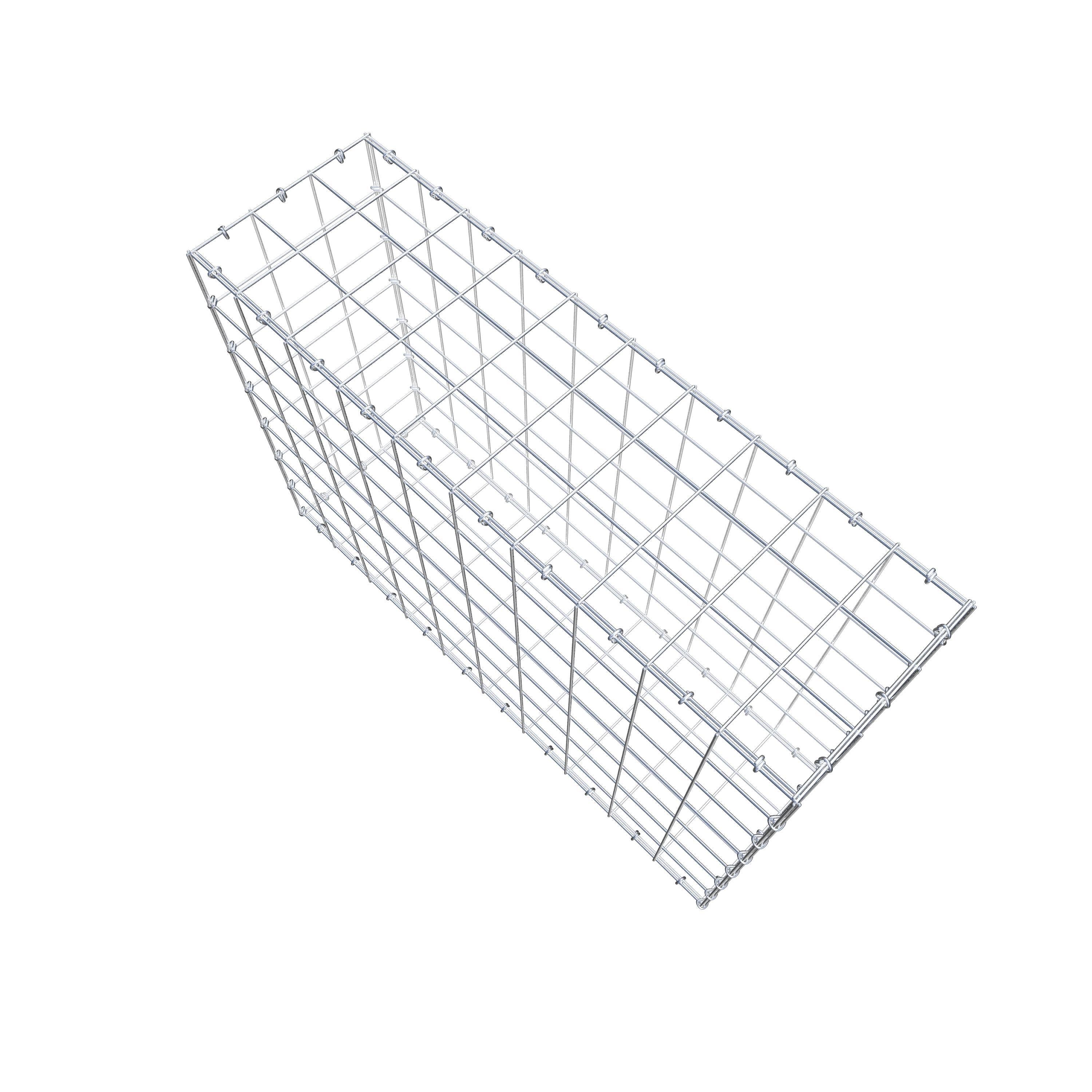 Schanskorf 100 cm x 70 cm x 30 cm (L x H x D), maaswijdte 10 cm x 10 cm, C-ring