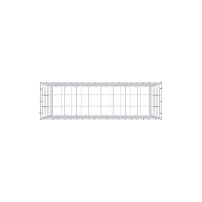 Schanskorf 100 cm x 70 cm x 30 cm (L x H x D), maaswijdte 10 cm x 10 cm, C-ring